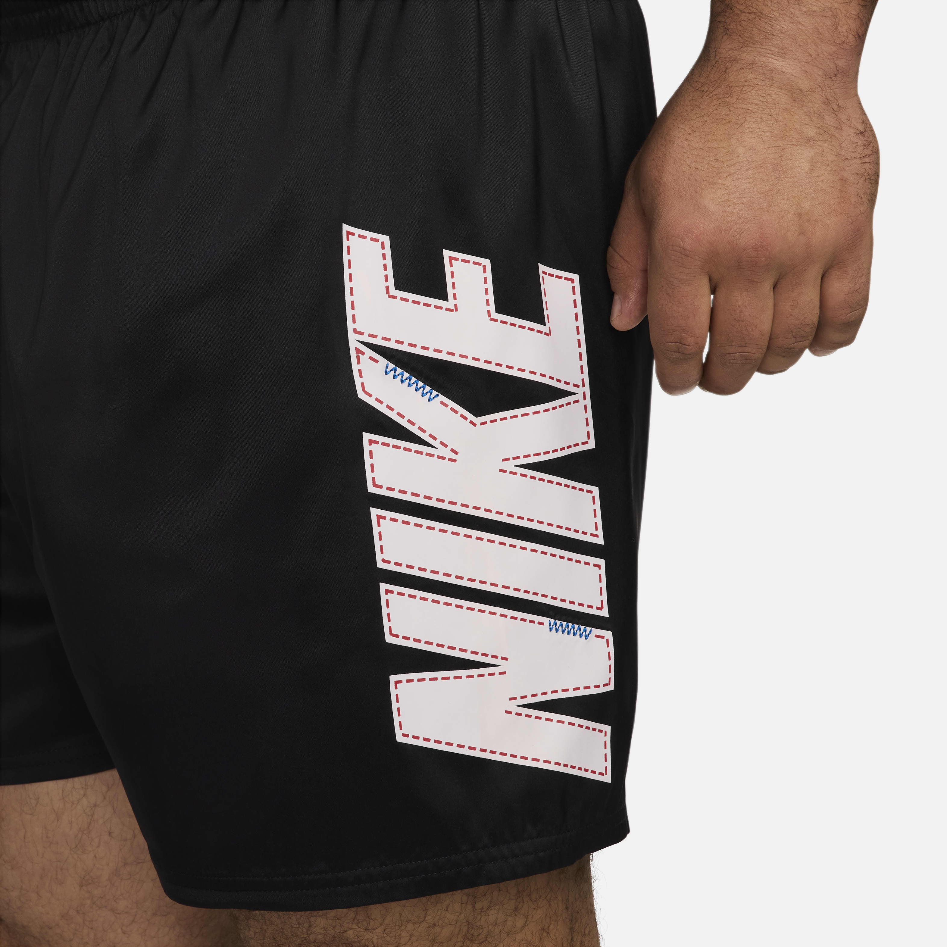 Nike Swim Big Block Men's 9" Volley Shorts (Extended Size)