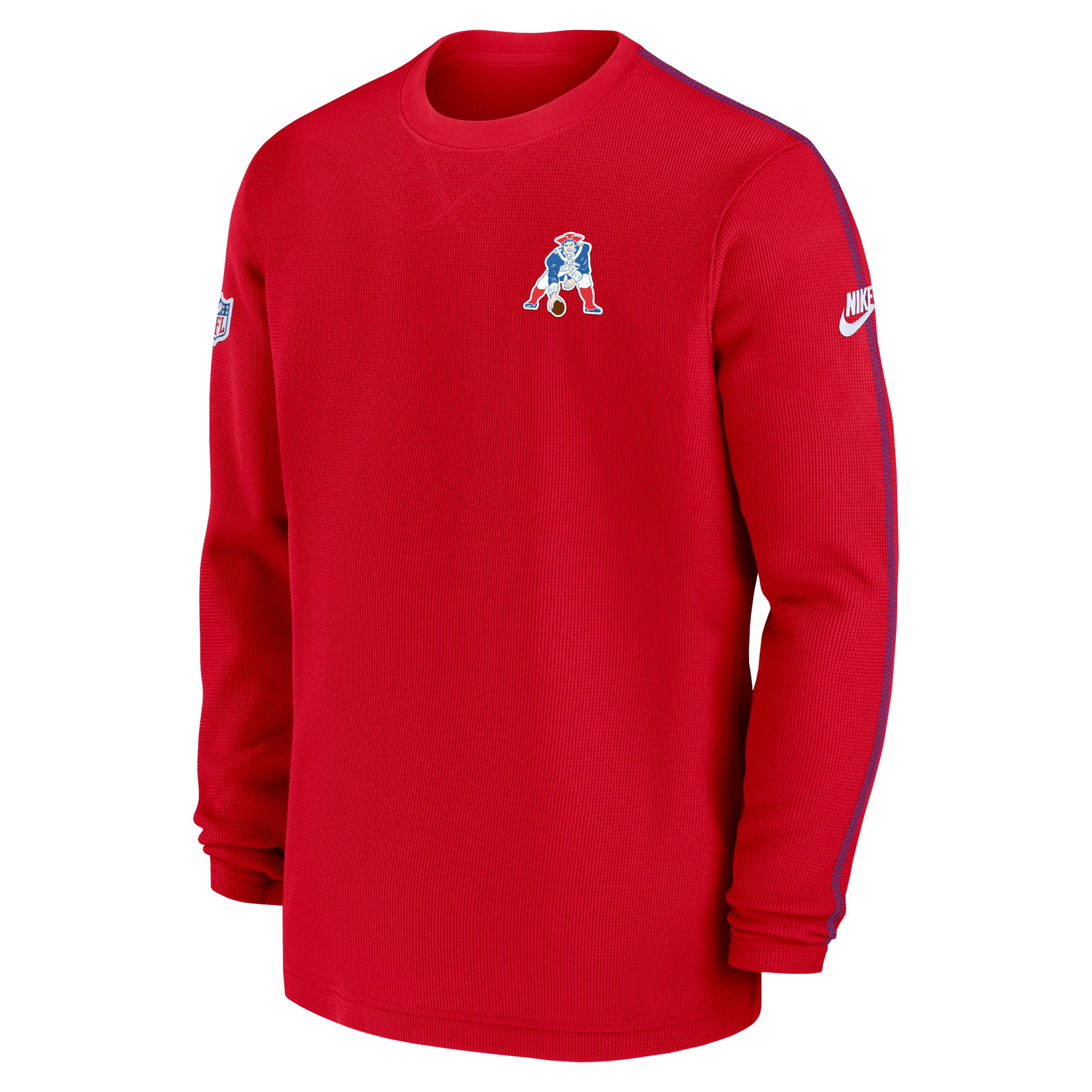 New England Patriots Logo Coach Men’s Nike NFL Long-Sleeve Top