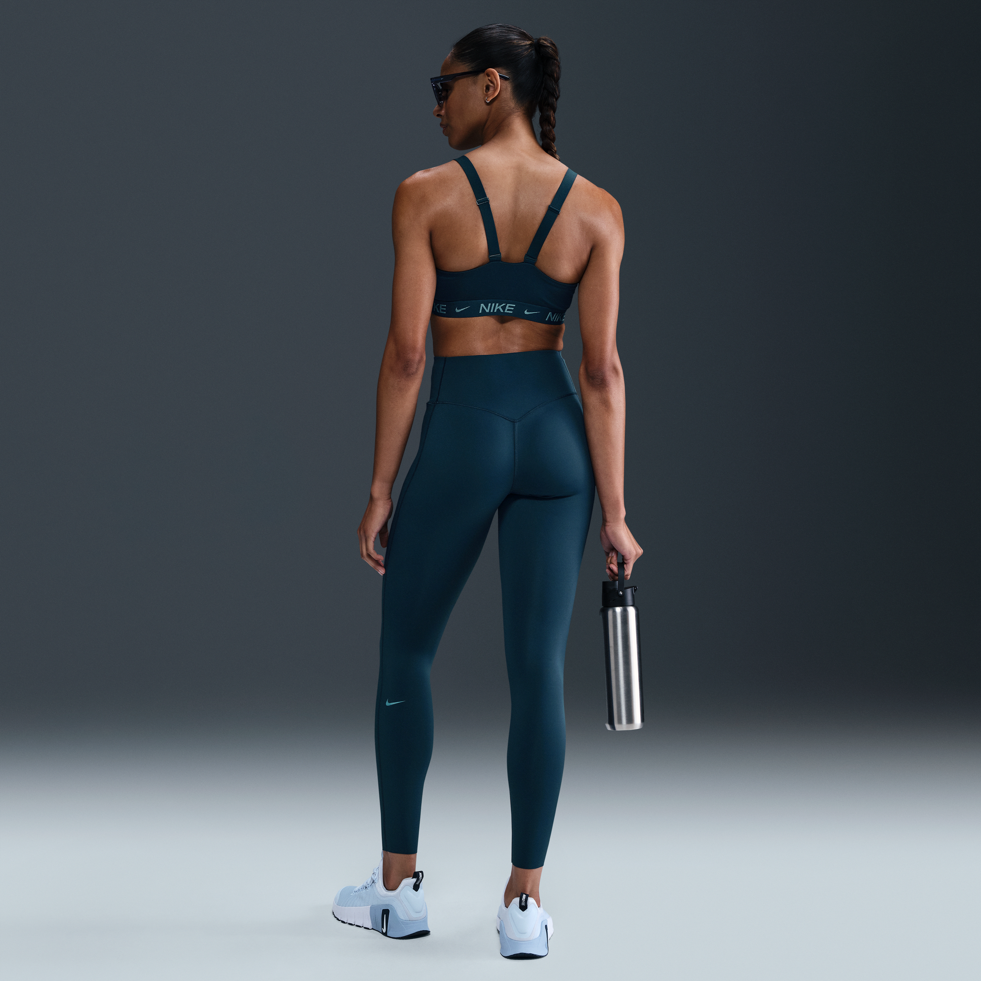 Nike Universa Women's High-Waisted Full-Length Leggings with No Front Seam