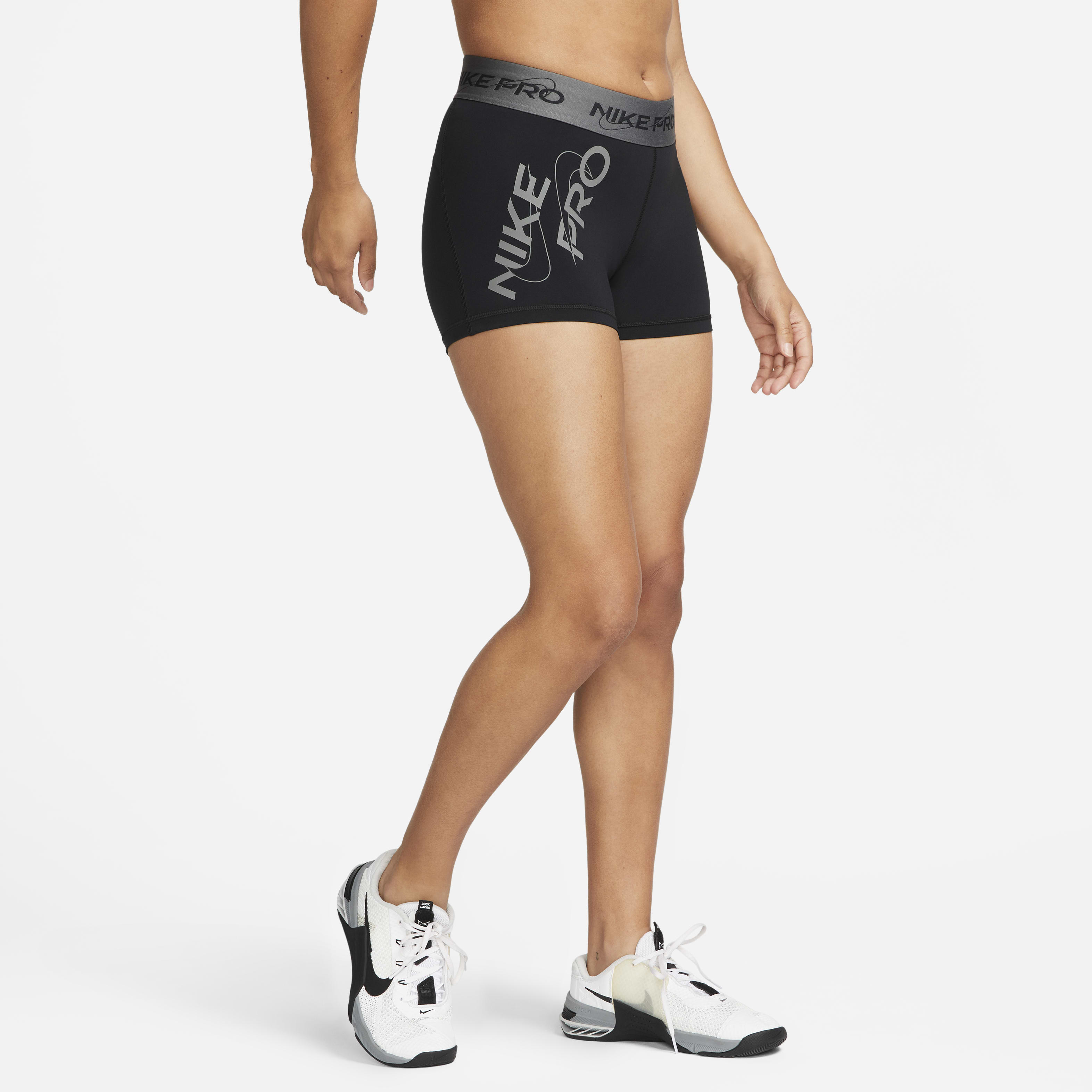 Nike Pro Women's Mid-Rise 3" Graphic Shorts