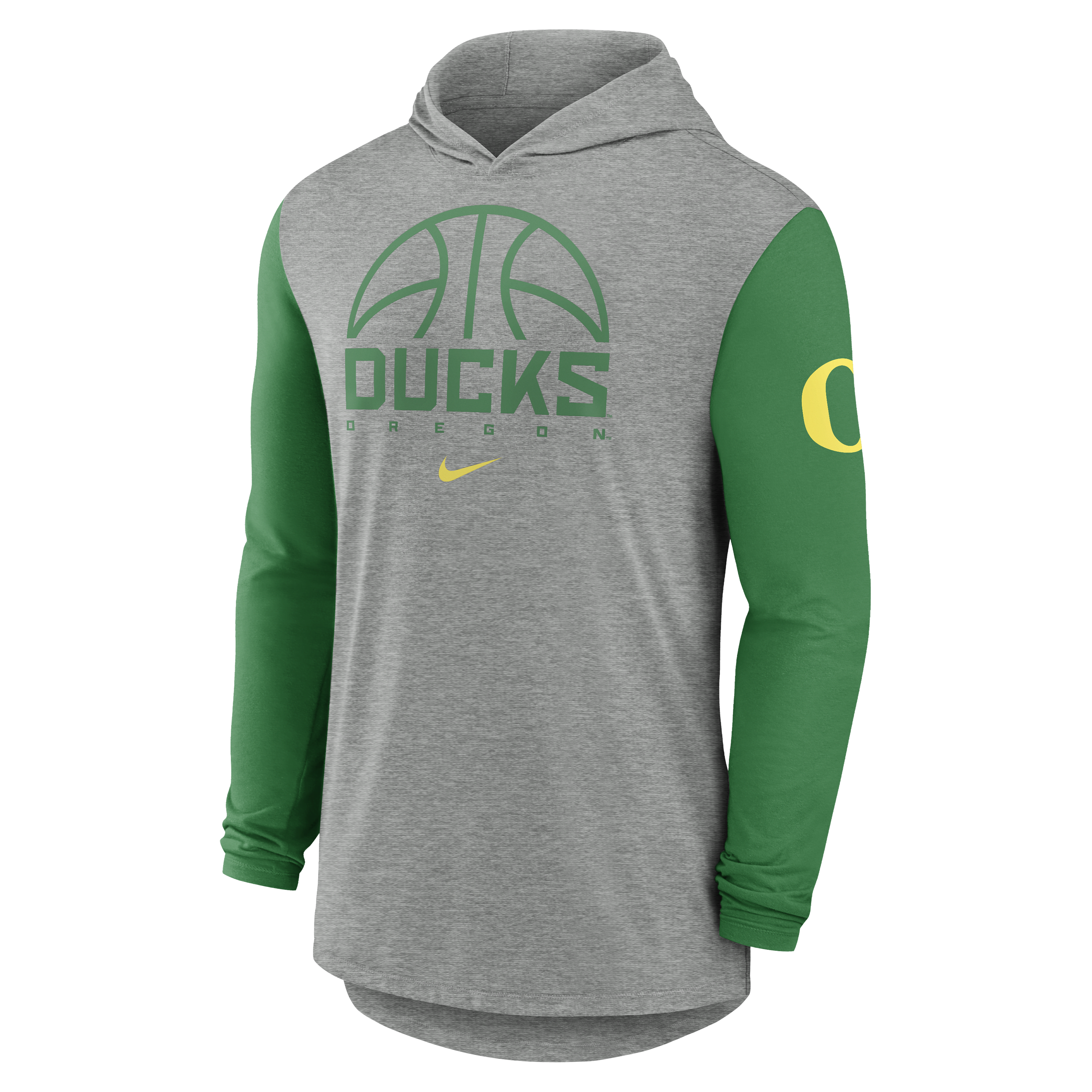 Oregon Basketball Men's Nike Dri-FIT College Long-Sleeve Hooded T-Shirt