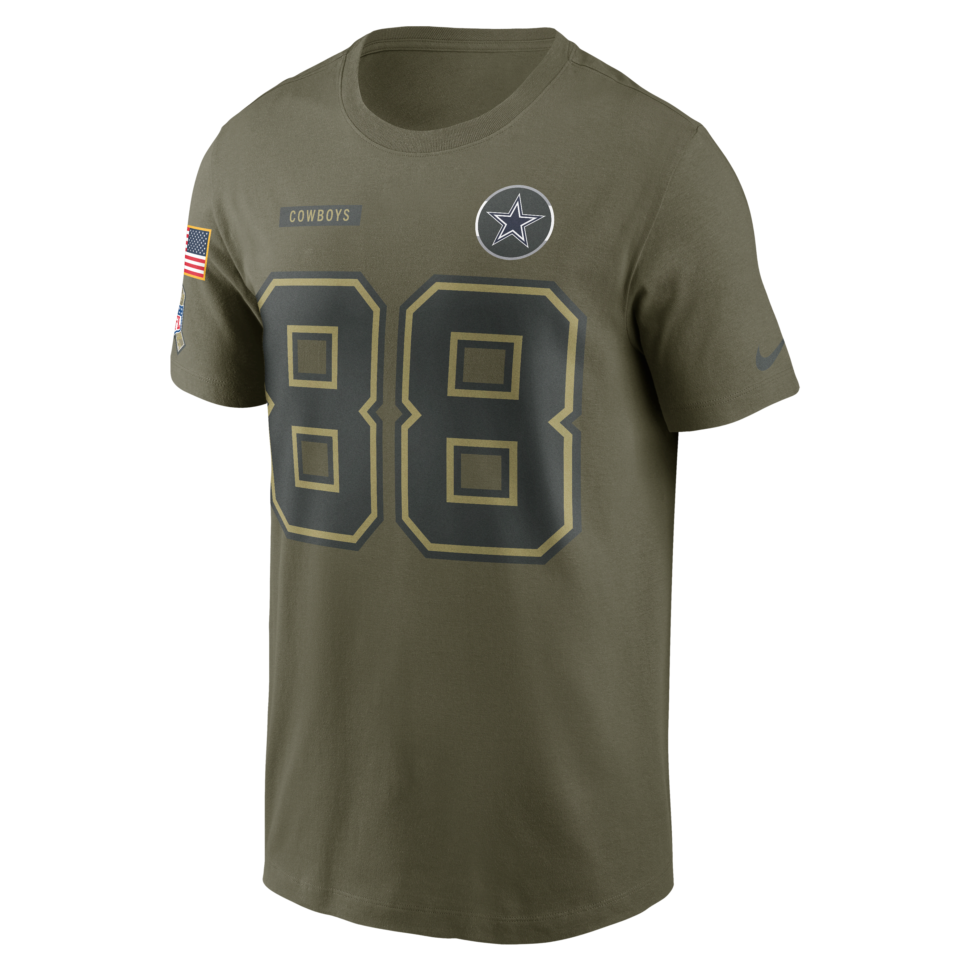 CeeDee Lamb Dallas Cowboys Salute To Service Men’s Nike NFL T-Shirt
