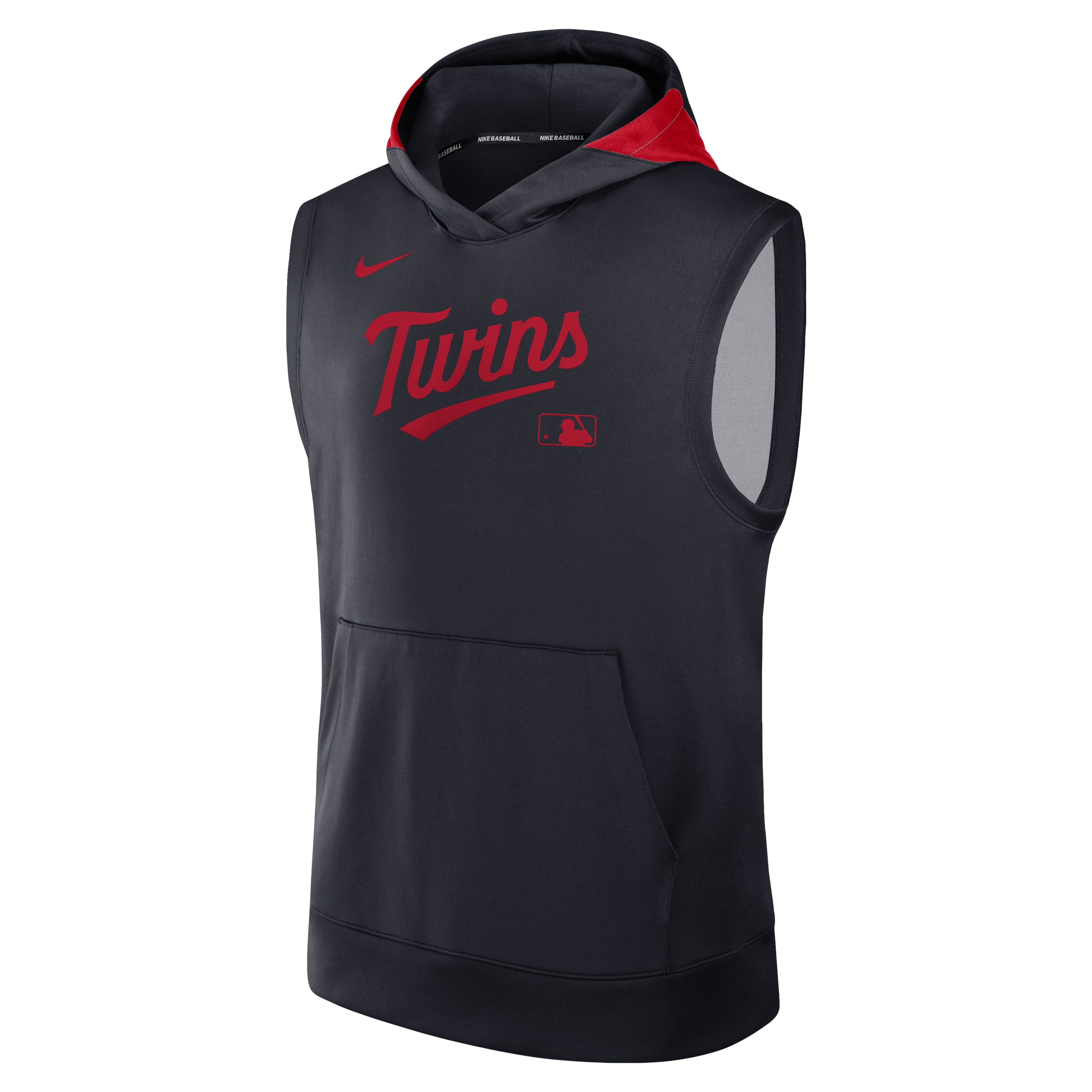 Minnesota Twins Authentic Collection Men’s Nike Dri-FIT MLB Sleeveless Pullover Hoodie