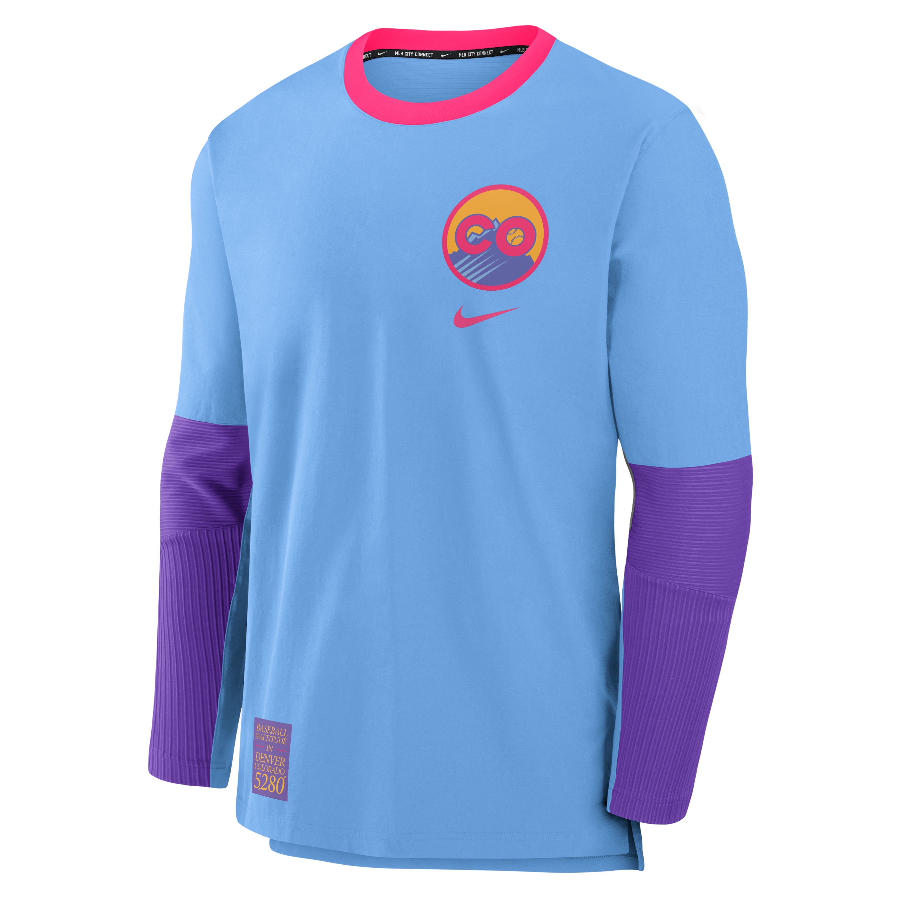 Colorado Rockies Authentic Collection City Connect Player Men's Nike Dri-FIT MLB Pullover Jacket