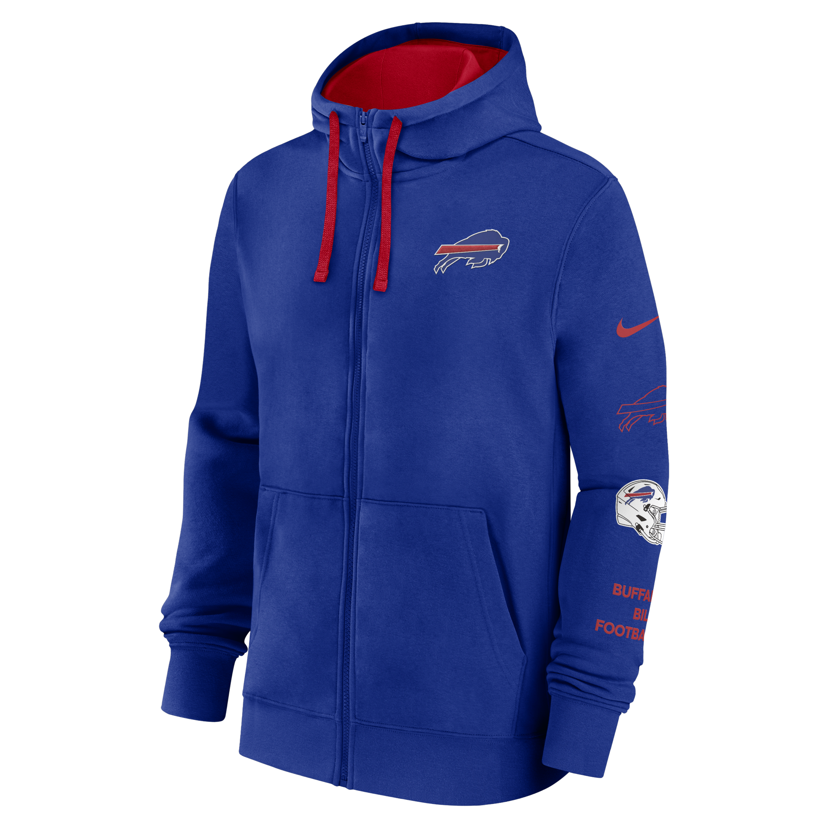 Buffalo Bills Club Men's Nike NFL Full-Zip Hoodie