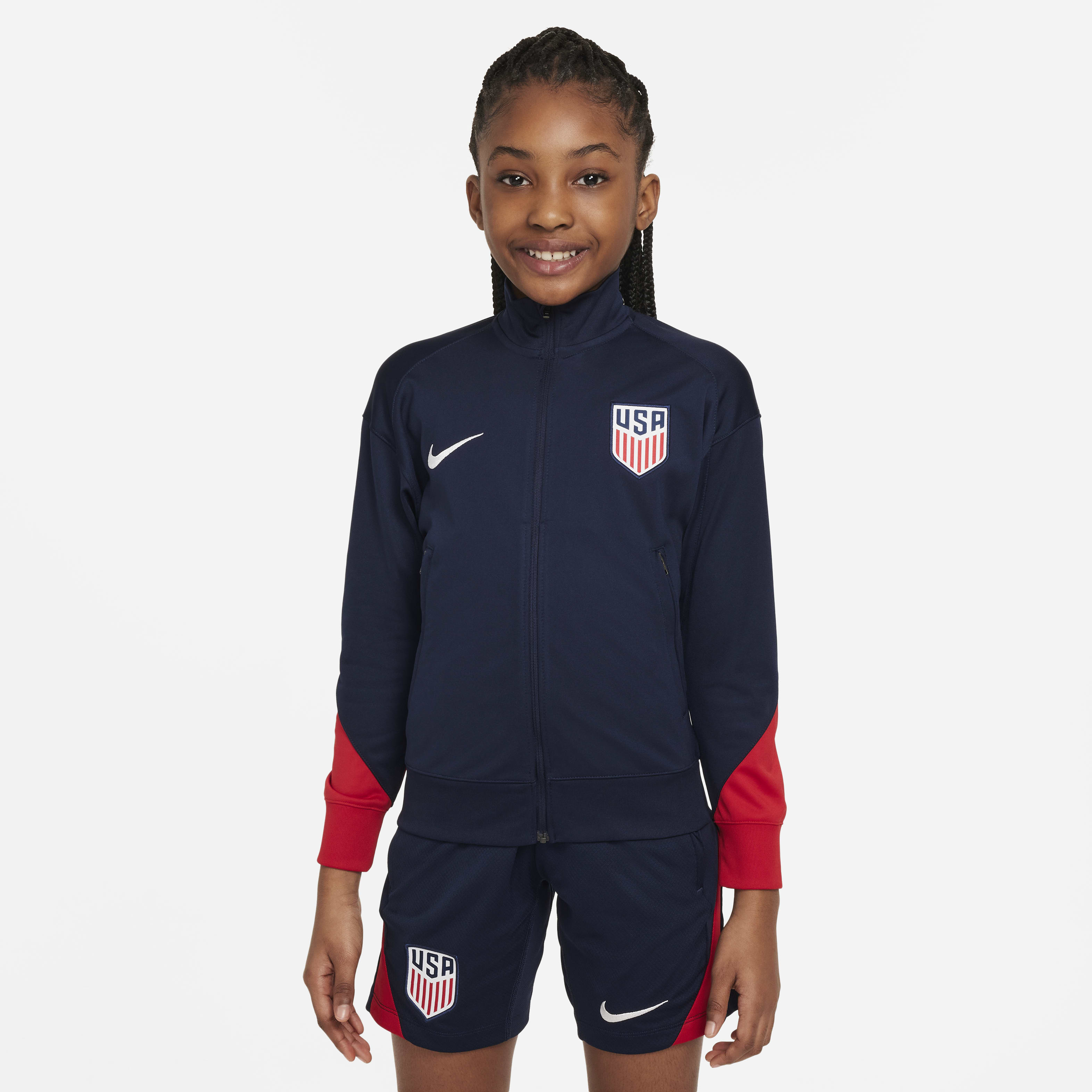 USMNT Strike Big Kids' Nike Dri-FIT Soccer Track Jacket