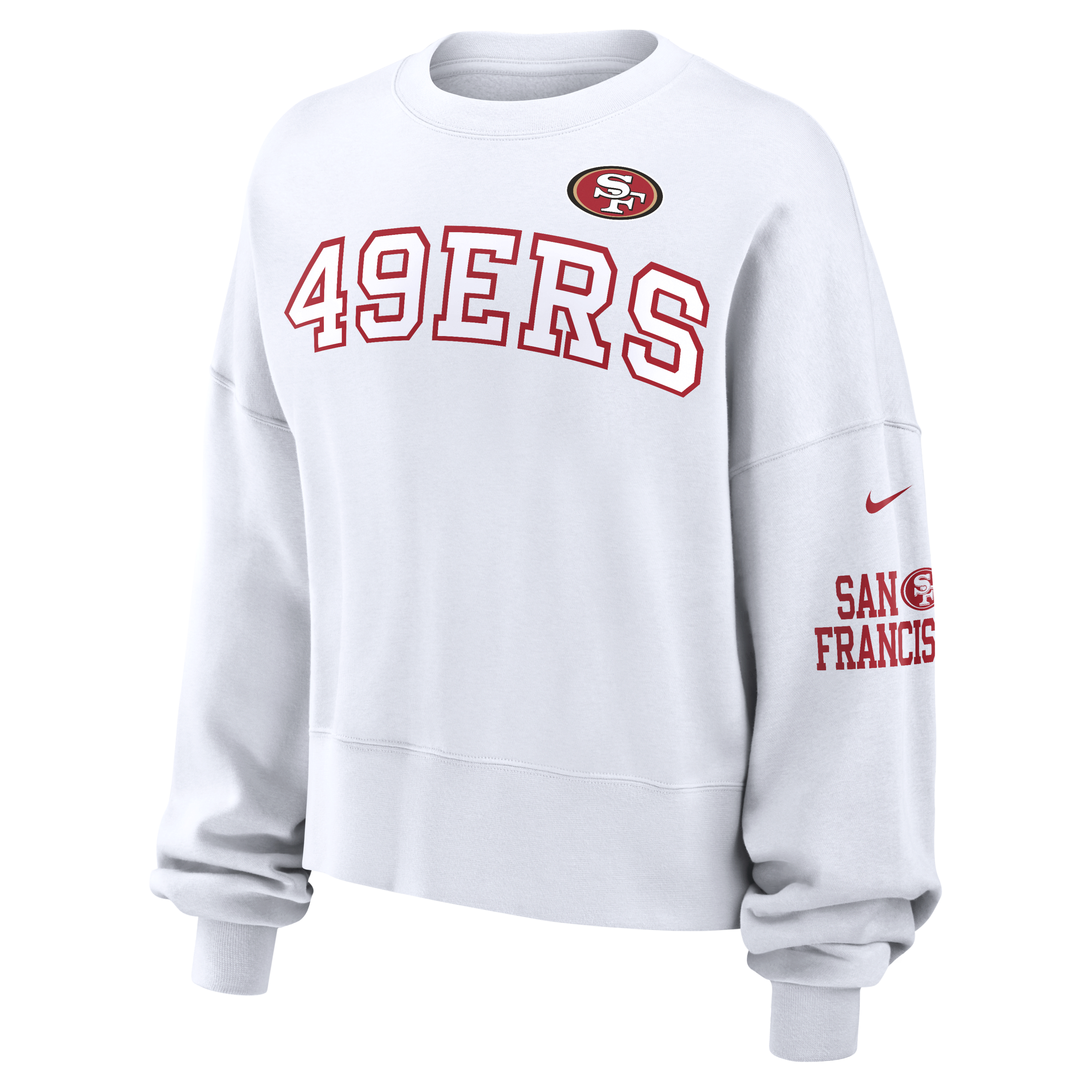 San Francisco 49ers Women's Nike NFL Pullover Crew