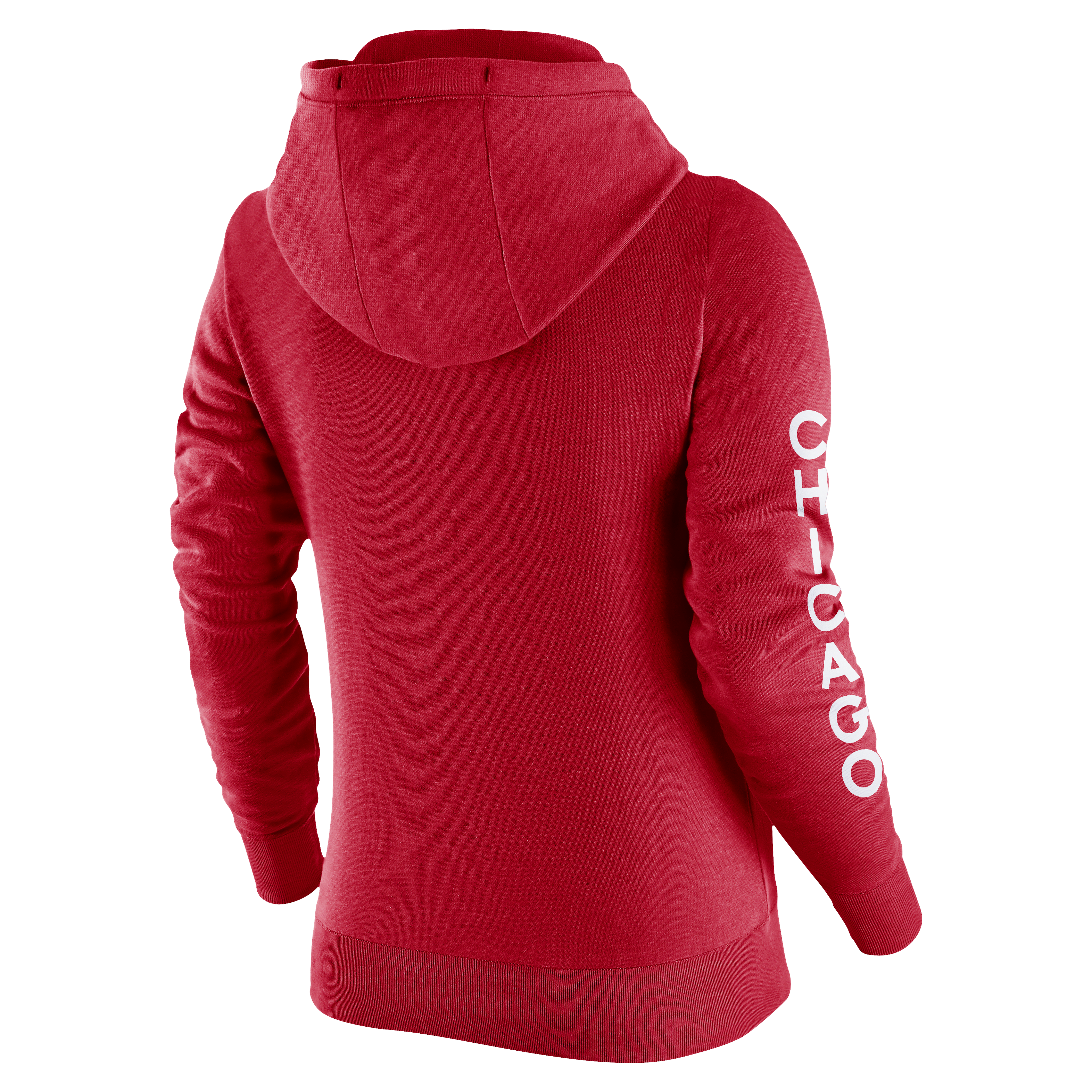 Chicago Bulls Club Fleece 2023/24 City Edition Women's Nike NBA Funnel-Neck Hoodie