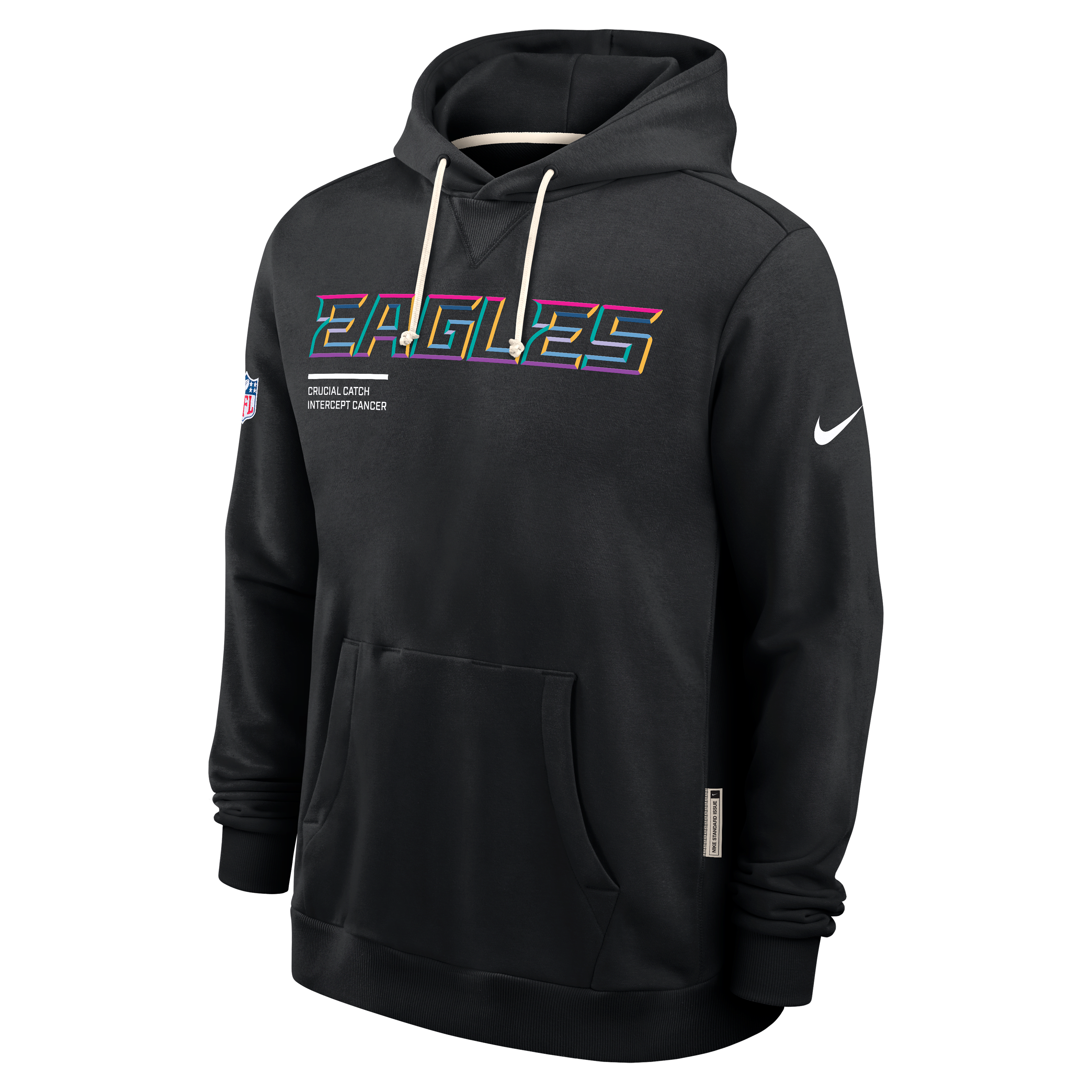 Philadelphia Eagles Crucial Catch Sideline Men's Nike Dri-FIT NFL Pullover Hoodie