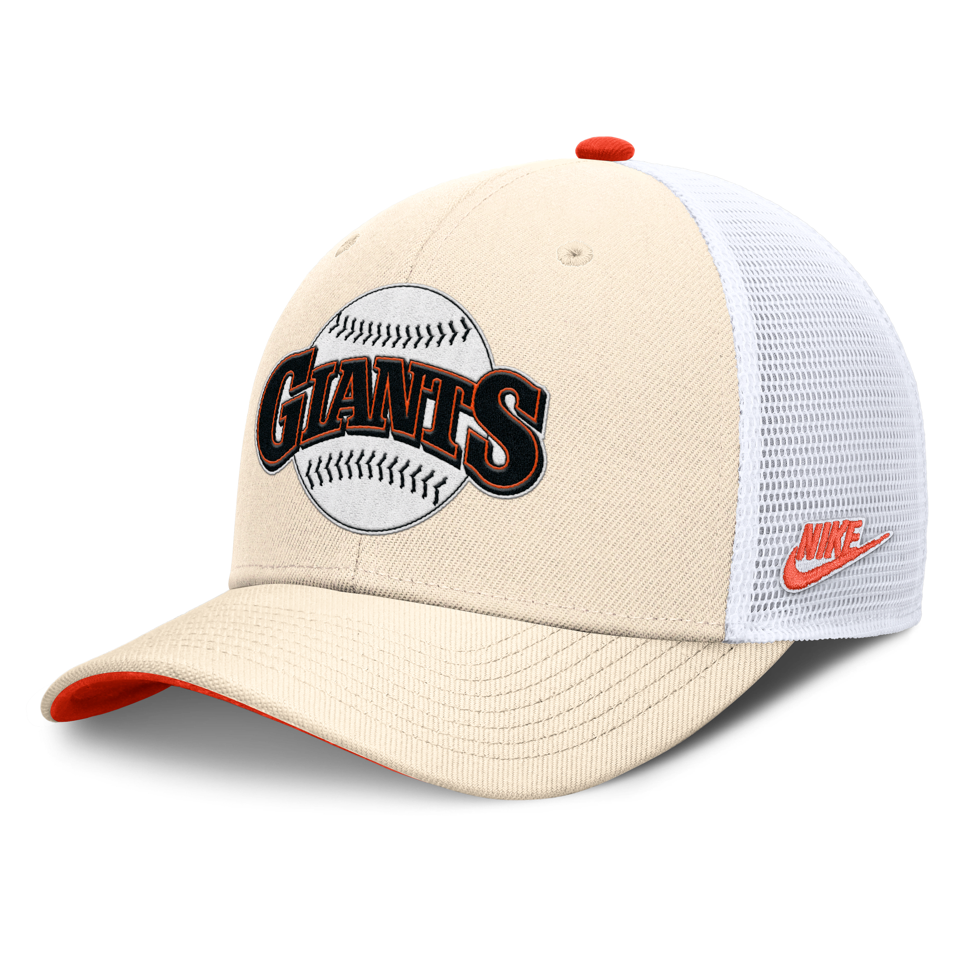 San Francisco Giants Cooperstown Rise Men's Nike Dri-FIT MLB Trucker Adjustable Hat