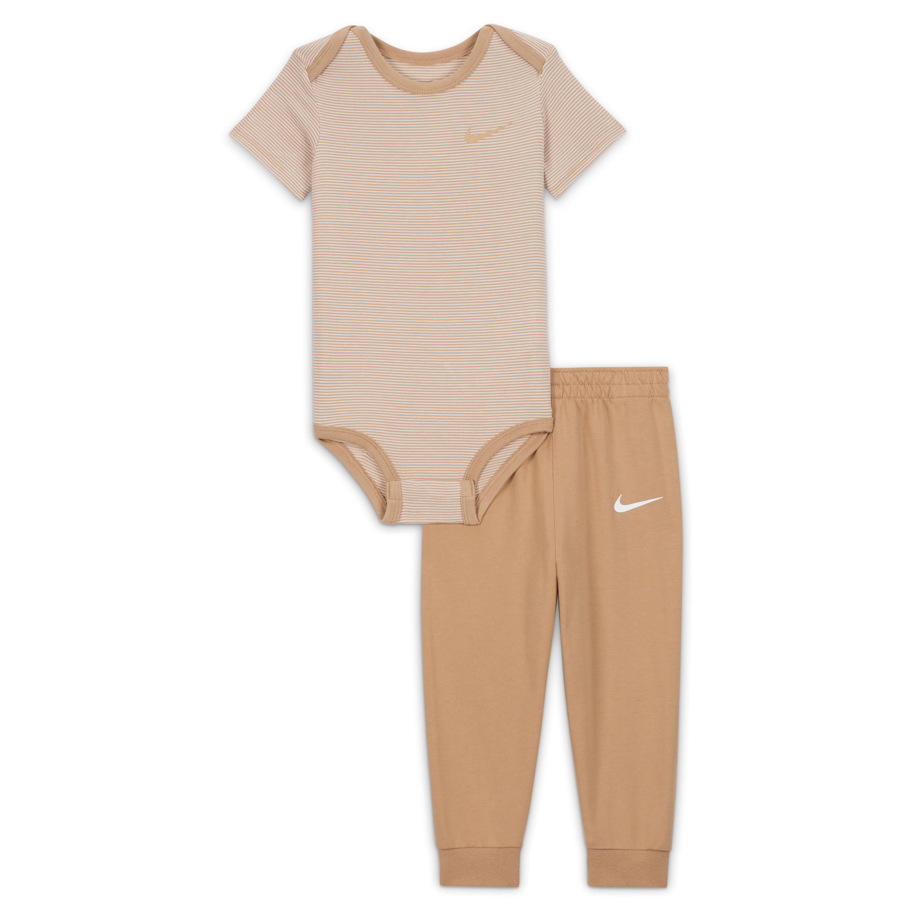 Nike Baby (0-6M) Striped Bodysuit and Joggers Set