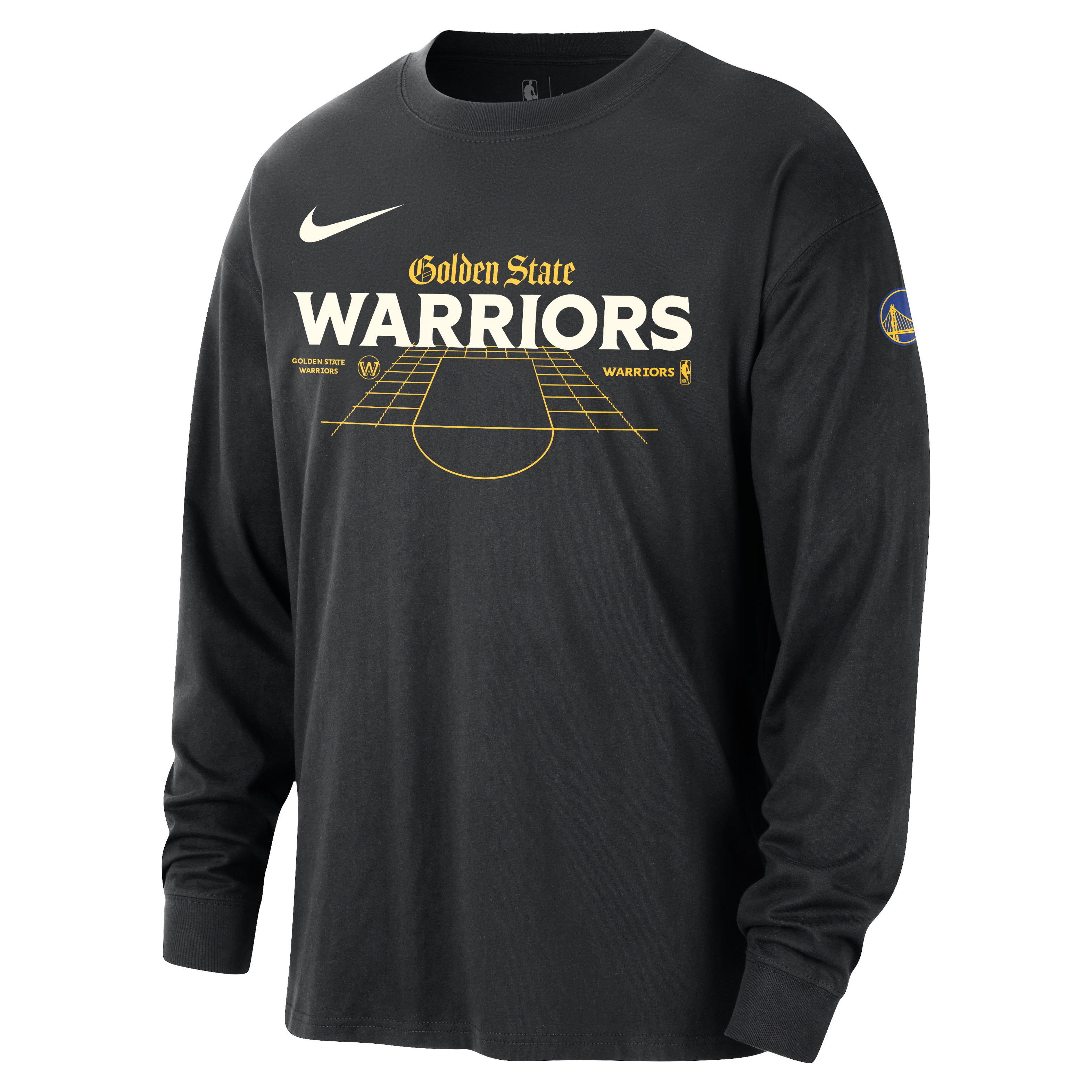 Golden State Warriors Men's Nike NBA Long-Sleeve Max90 T-Shirt