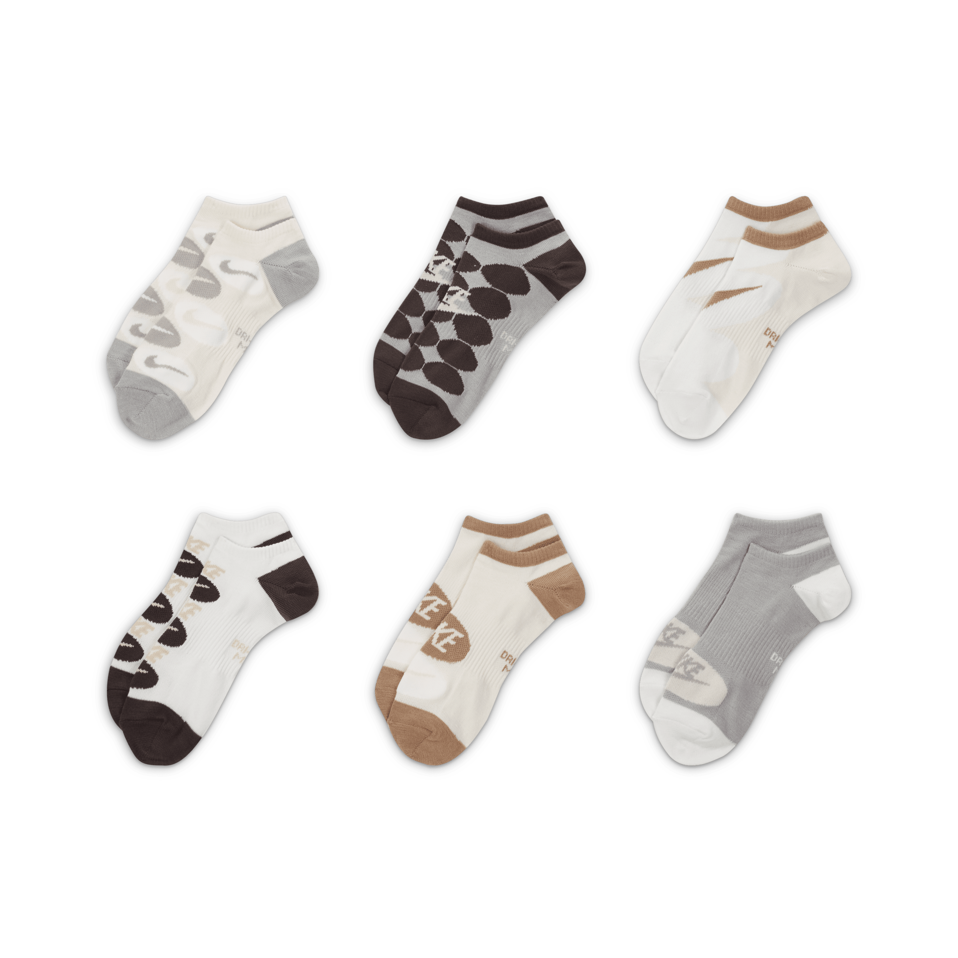 Nike Everyday Lightweight Training No-Show Socks (6 Pairs)