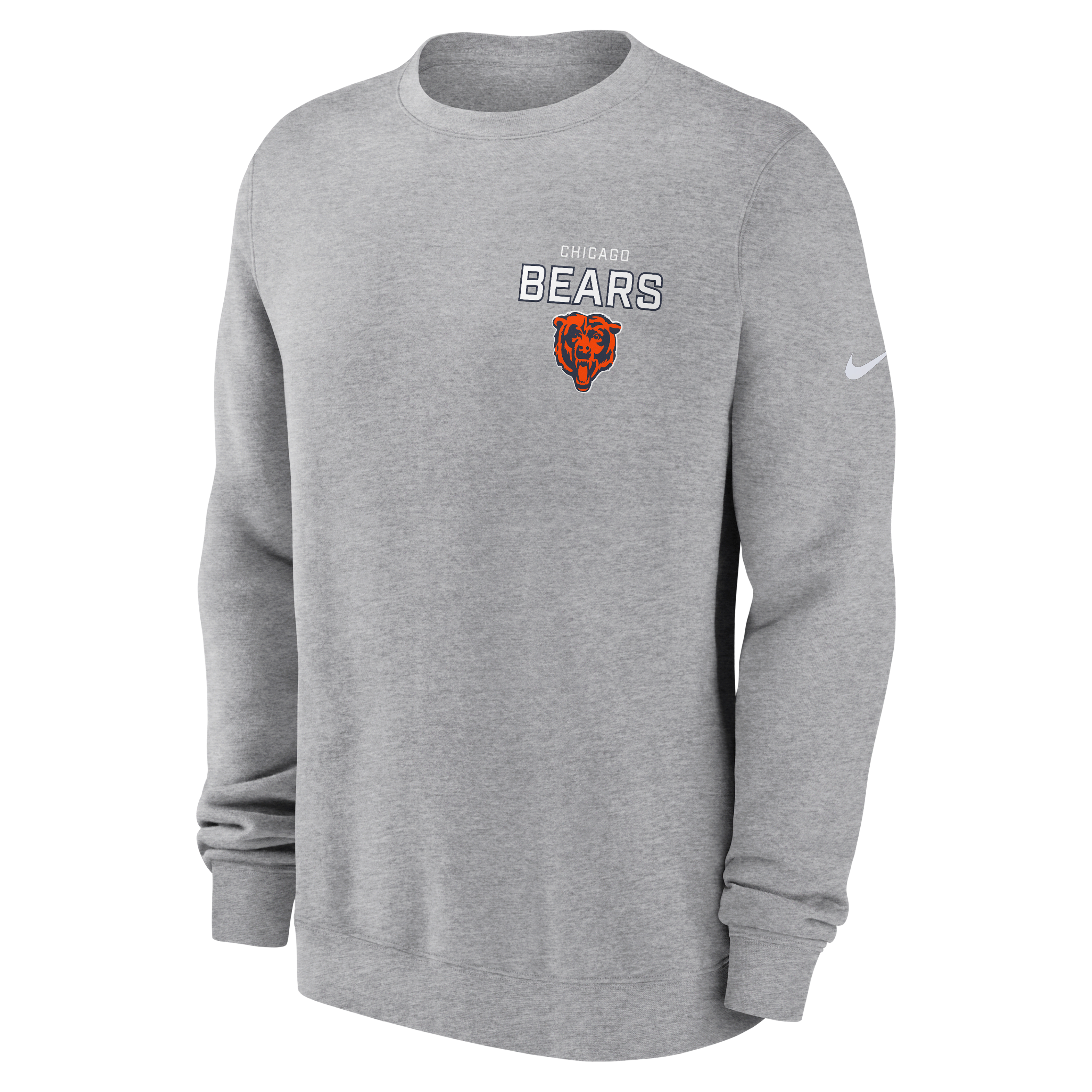 Chicago Bears Draw Block Club Men's Nike NFL Pullover Crew