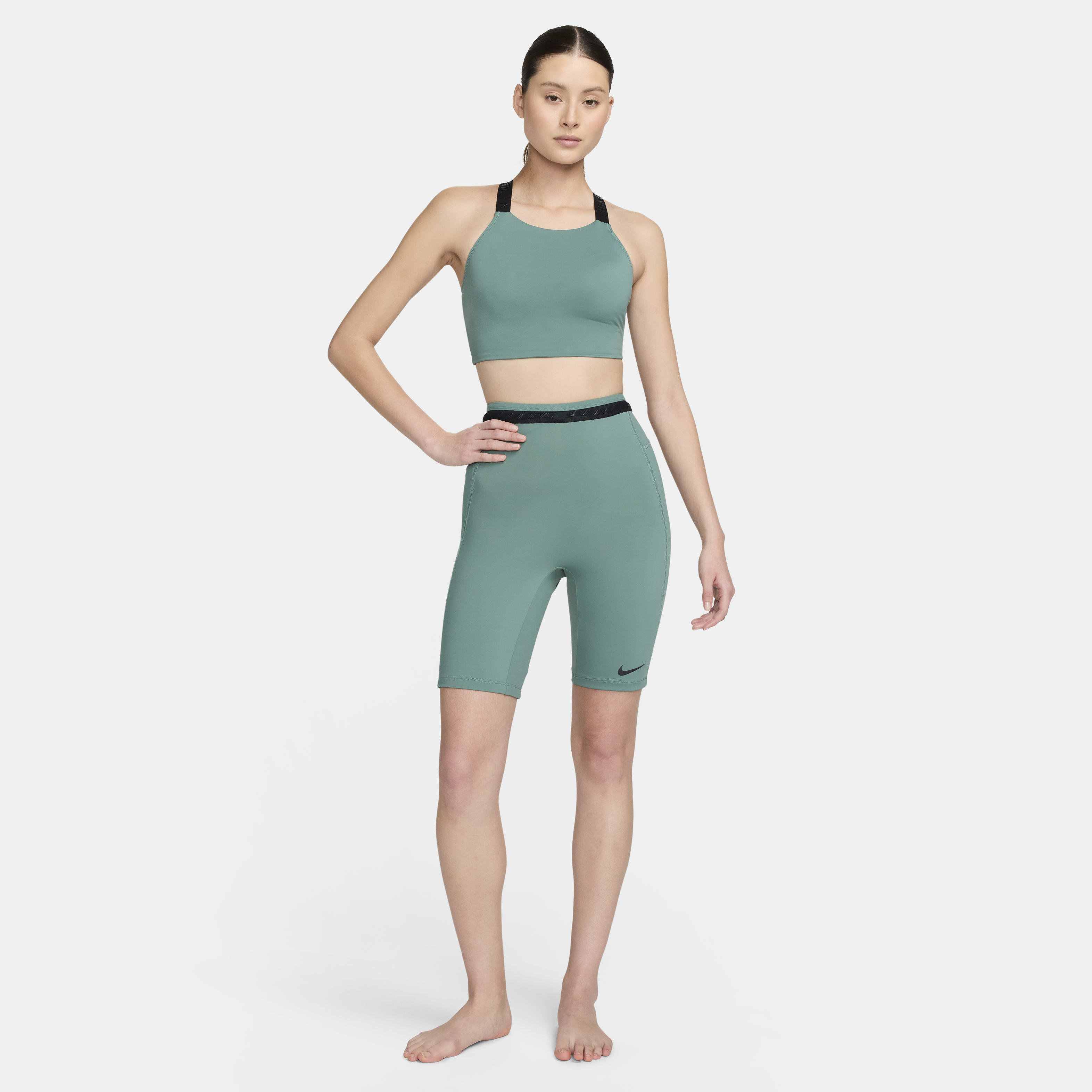 Nike Swim Hydralock Fusion Women's High-Neck Midkini Top