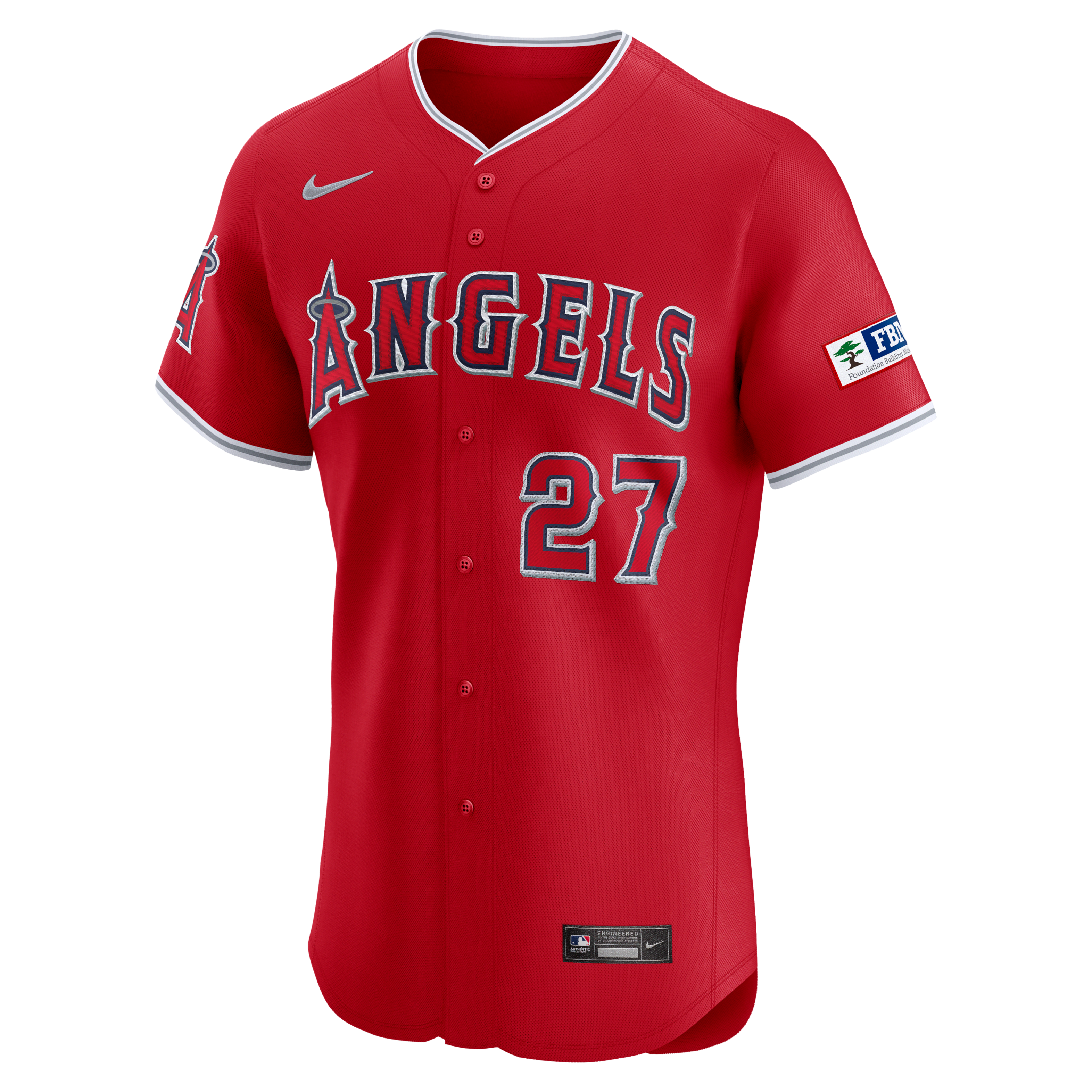 Mike Trout Los Angeles Angels Men's Nike Dri-FIT ADV MLB Elite Jersey