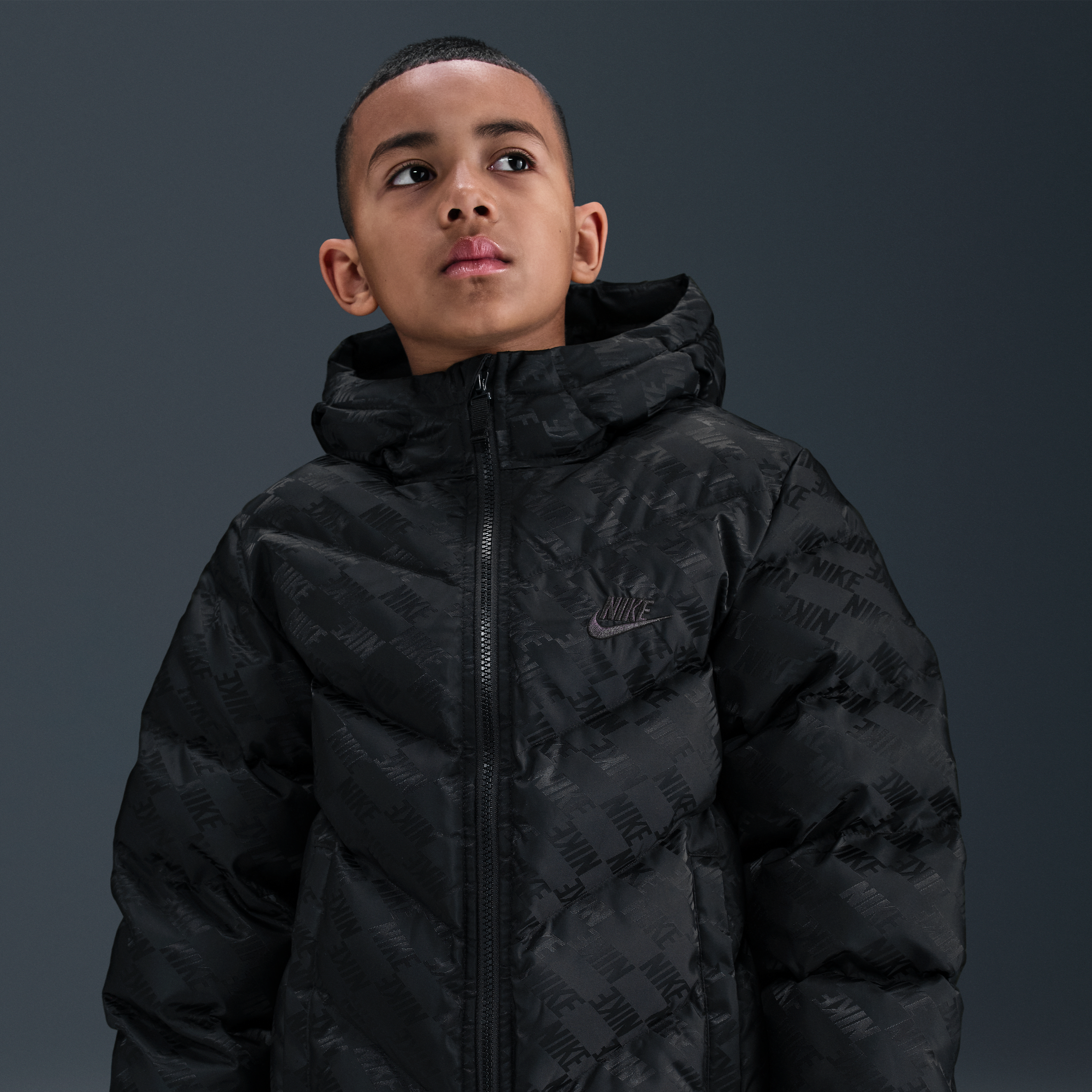 Nike Sportswear All Day Play Big Kids' Therma-FIT Loose-Fit Puffer Jacket