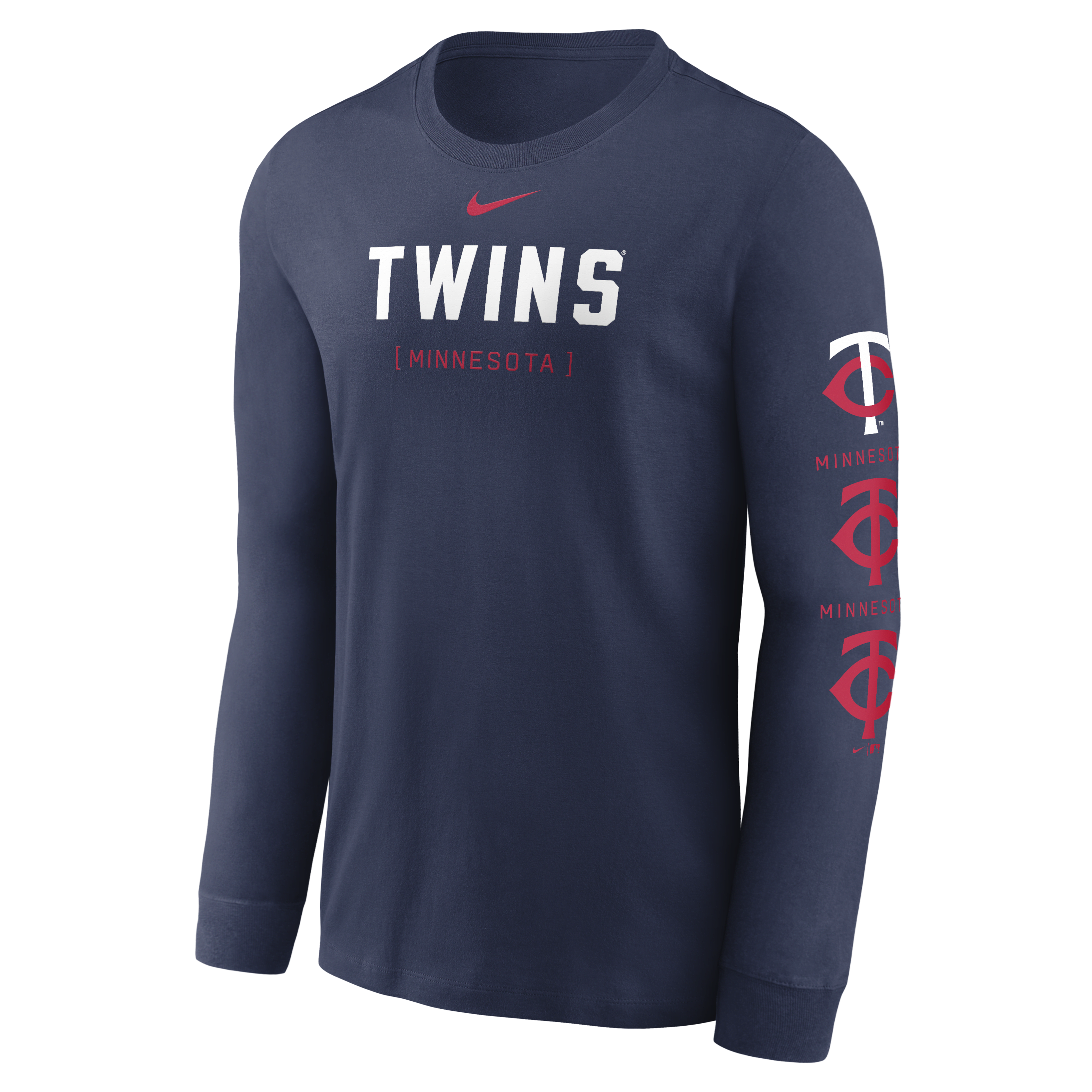 Minnesota Twins Repeater Men's Nike MLB Long-Sleeve T-Shirt