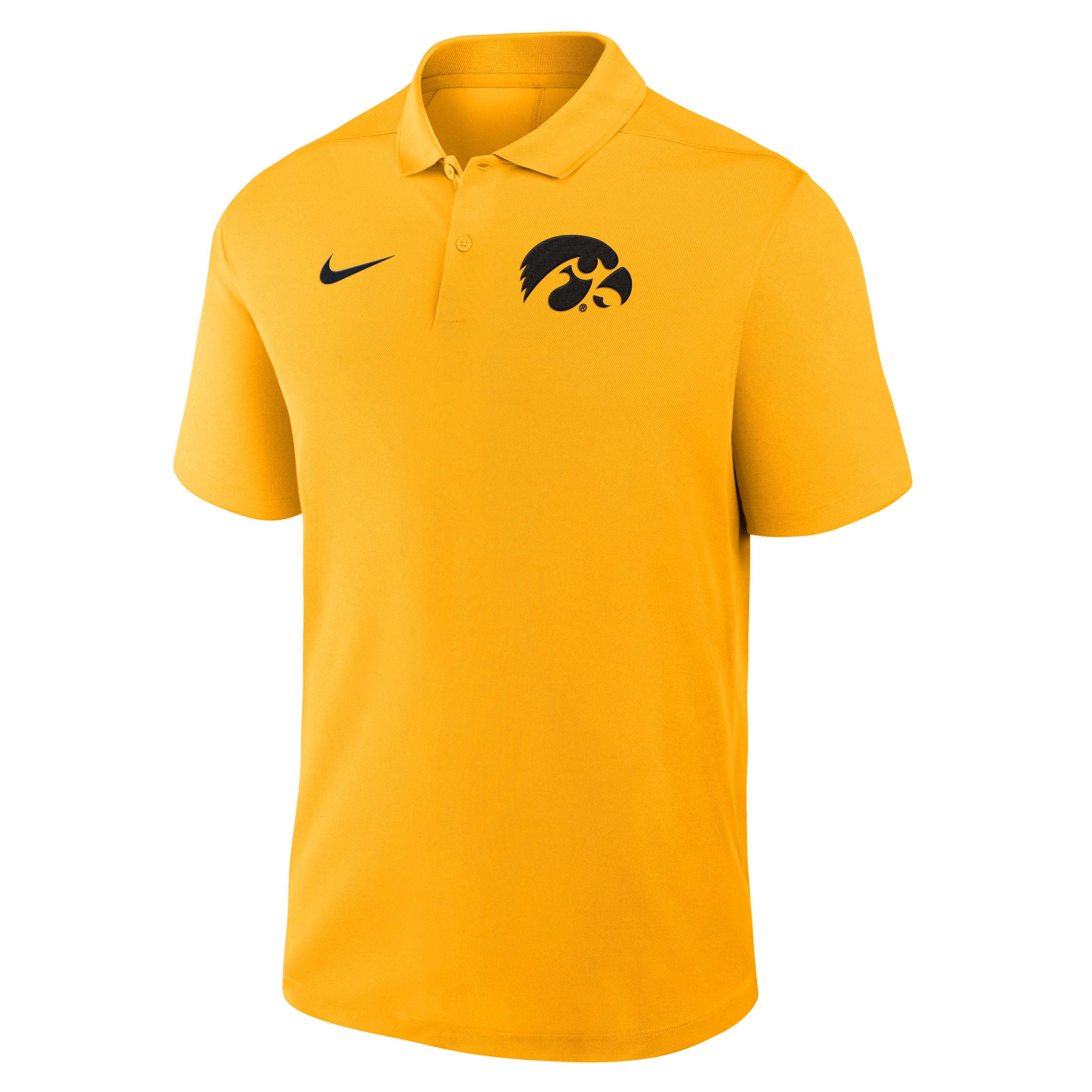 Iowa Primetime Victory Primary Logo Men's Nike Dri-FIT College Polo
