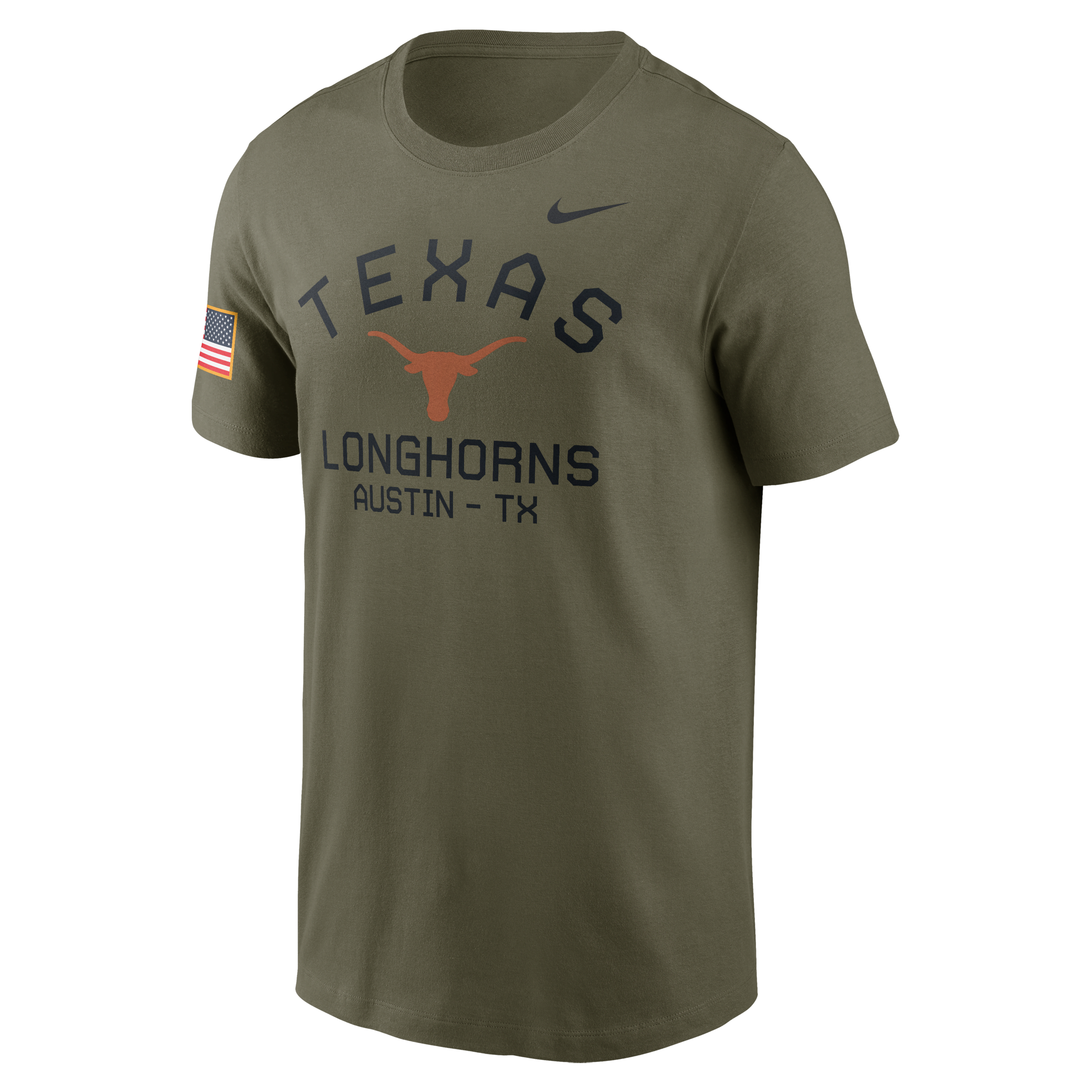 Texas Longhorns Military Appreciation Team Issue Men's Nike Dri-FIT College T-Shirt