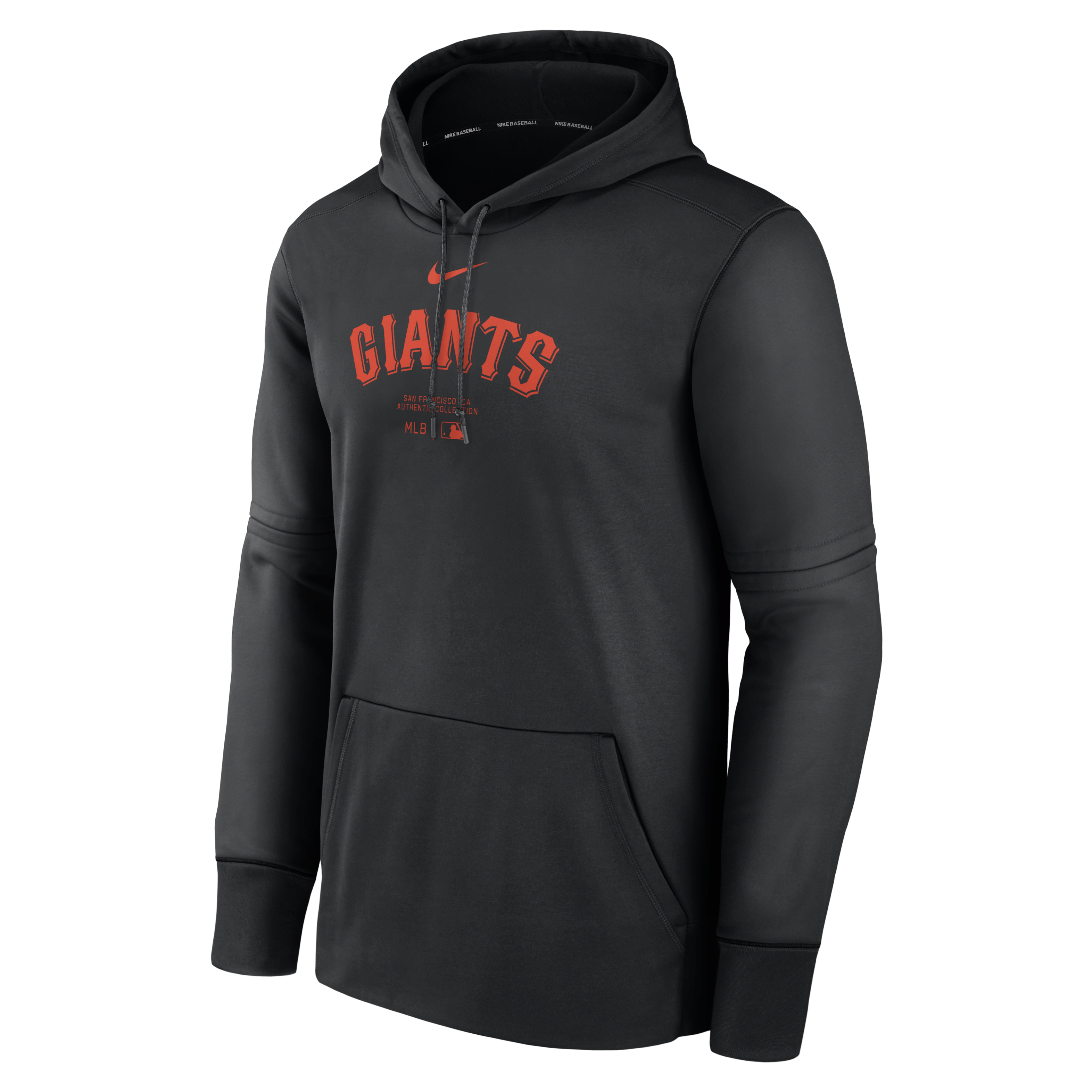 San Francisco Giants Authentic Collection Practice Men's Nike Therma MLB Pullover Hoodie