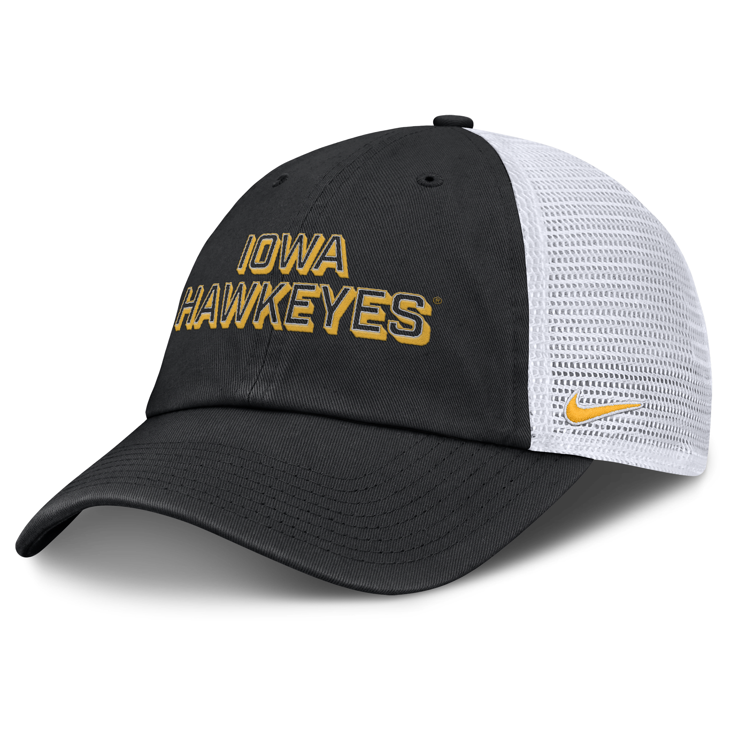 Iowa On-Field Club Gameday Men's Nike College Trucker Adjustable Hat