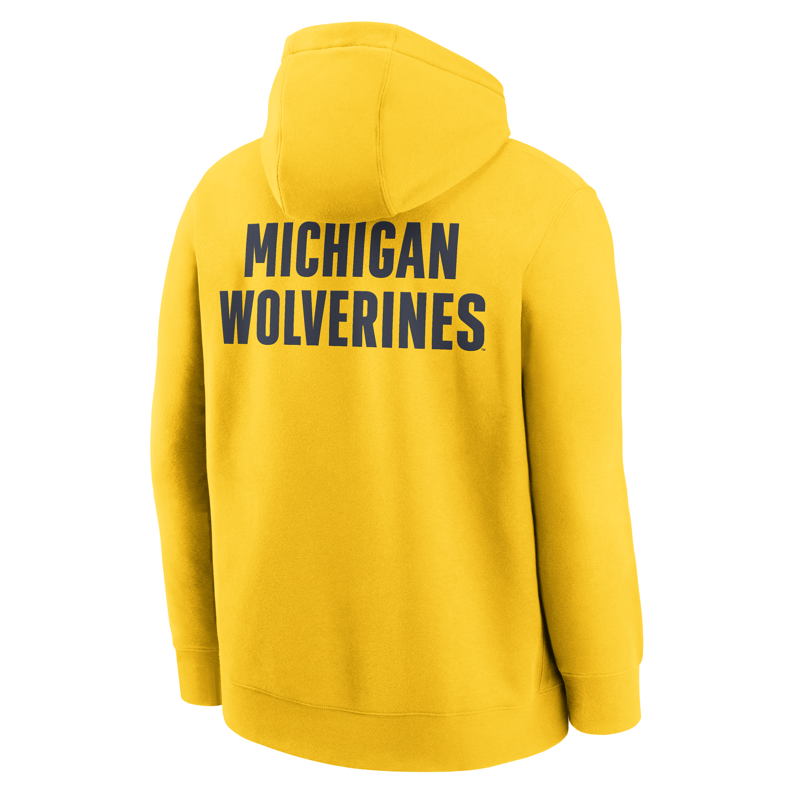 Michigan Club Basketball 2-Hit Men's Nike College Pullover Hoodie