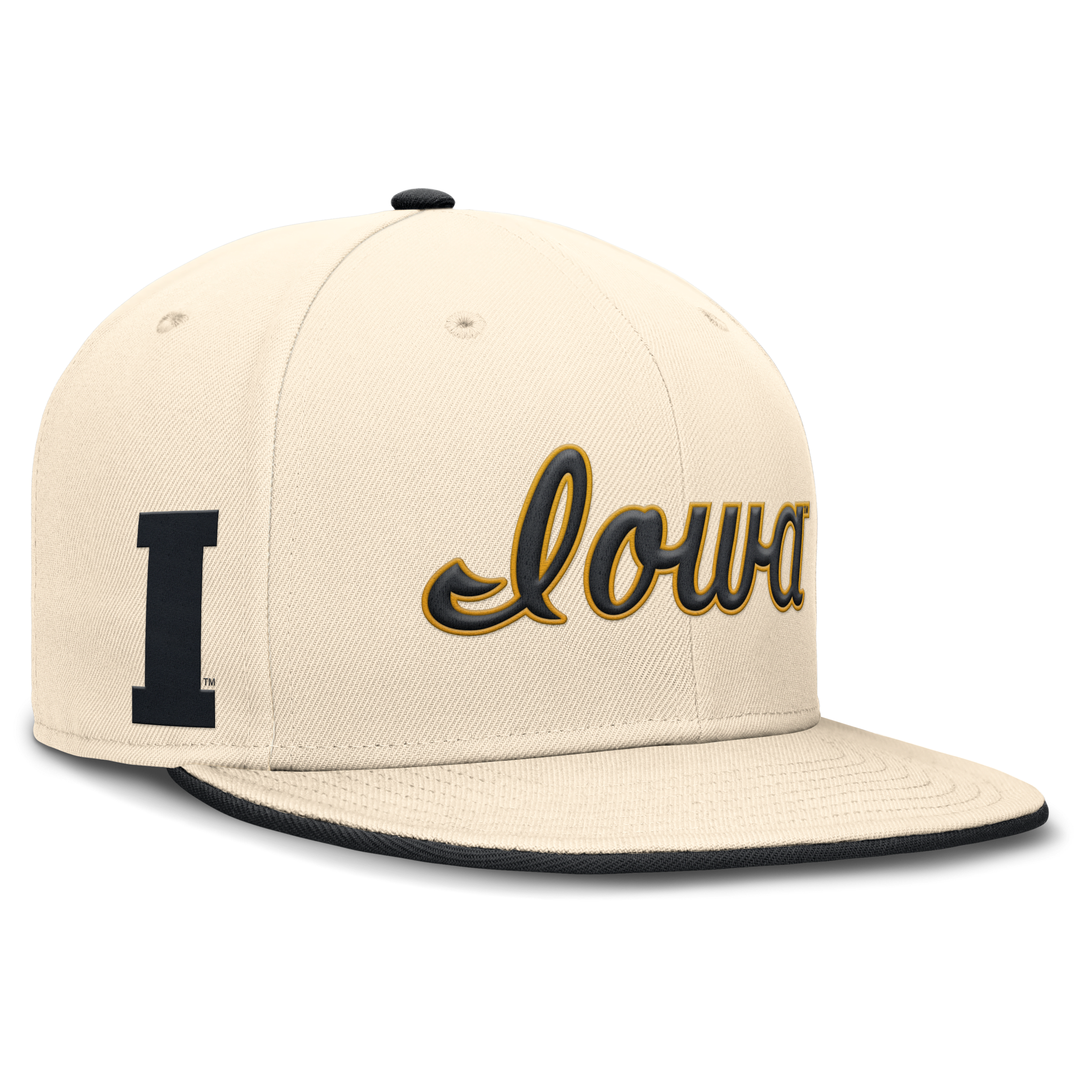 Iowa Hawkeyes Primetime True Men's Nike Dri-FIT College Fitted Hat