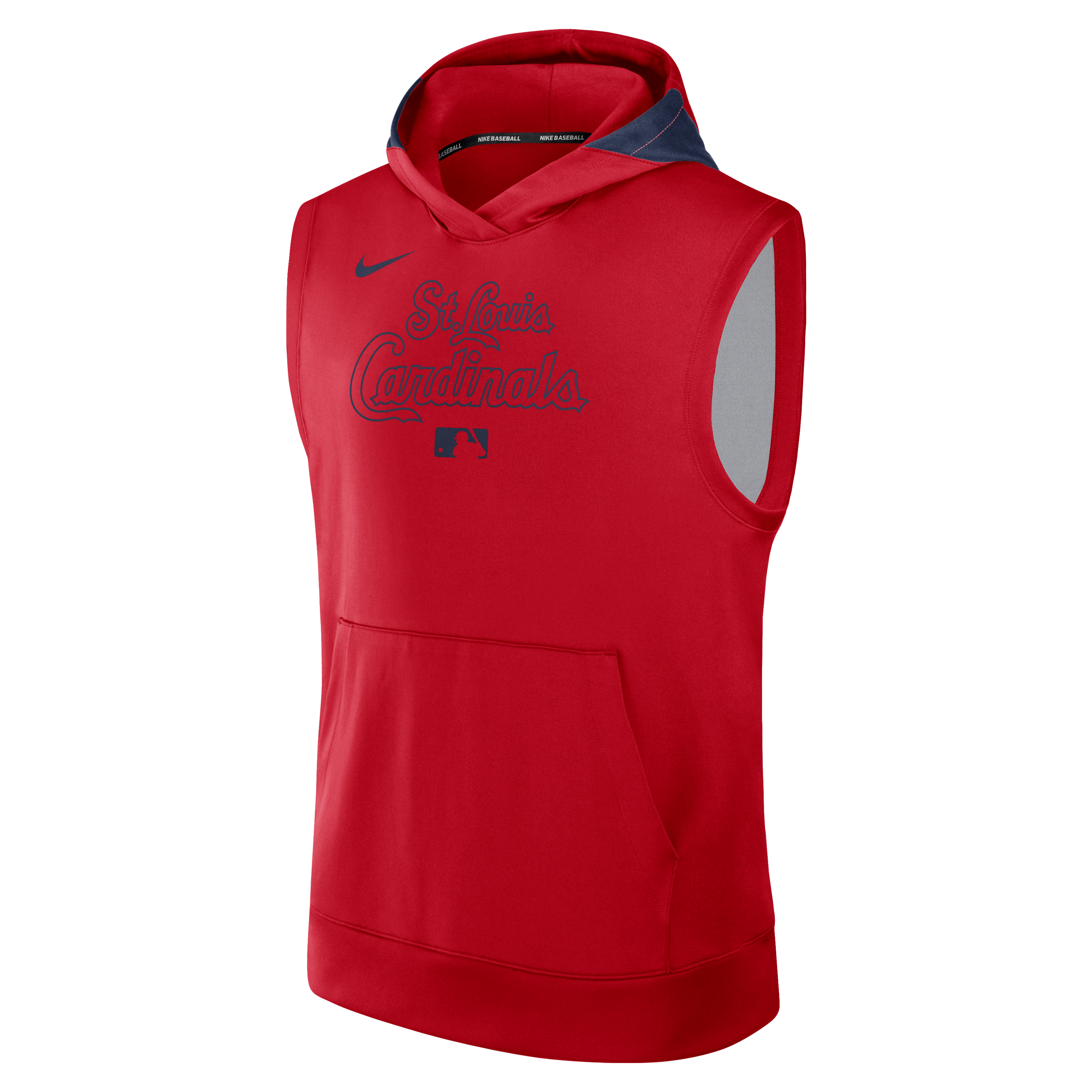 St. Louis Cardinals Authentic Collection Men’s Nike Dri-FIT MLB Sleeveless Pullover Hoodie