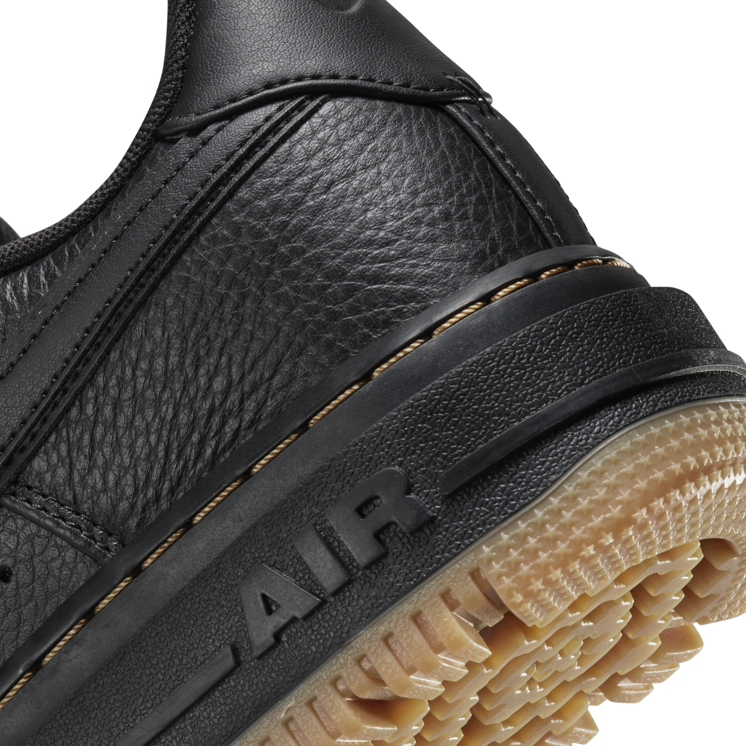 air force 1 luxe black gum