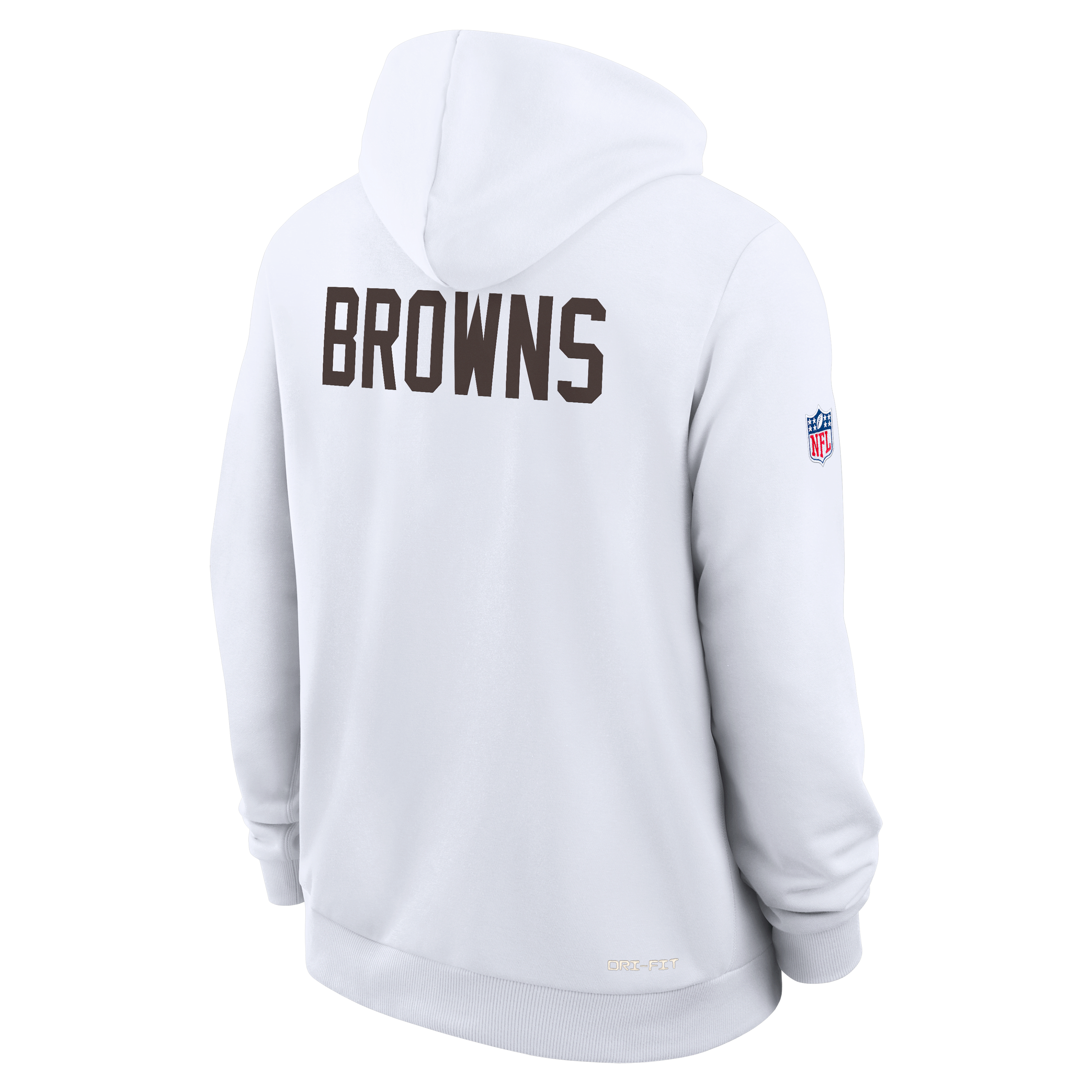 Cleveland Browns Alt Offensive Set Play Sideline Men's Nike Dri-FIT NFL Pullover Hoodie