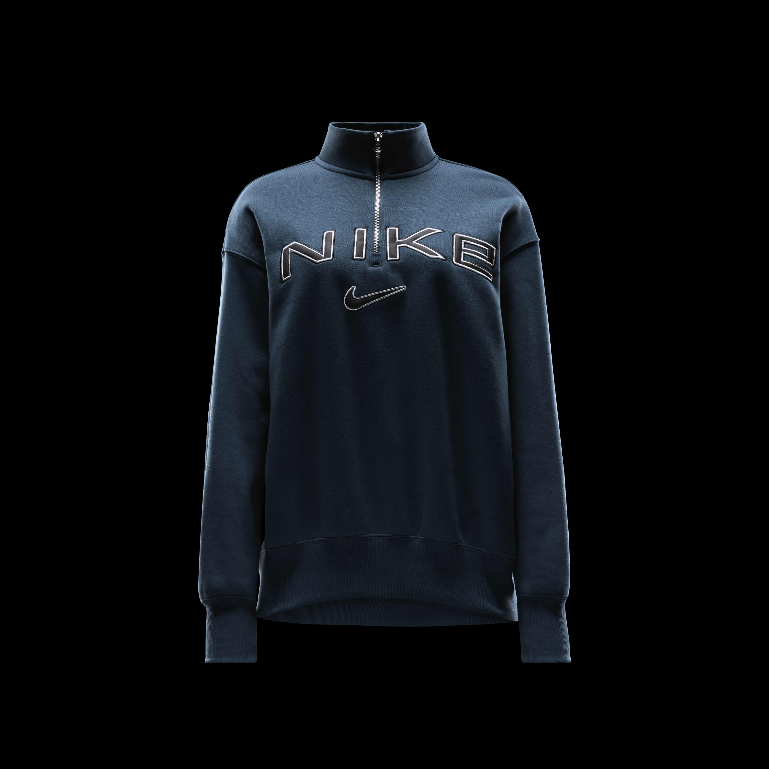 Nike Sportswear Phoenix Fleece Women's Oversized 1/4-Zip Logo Top