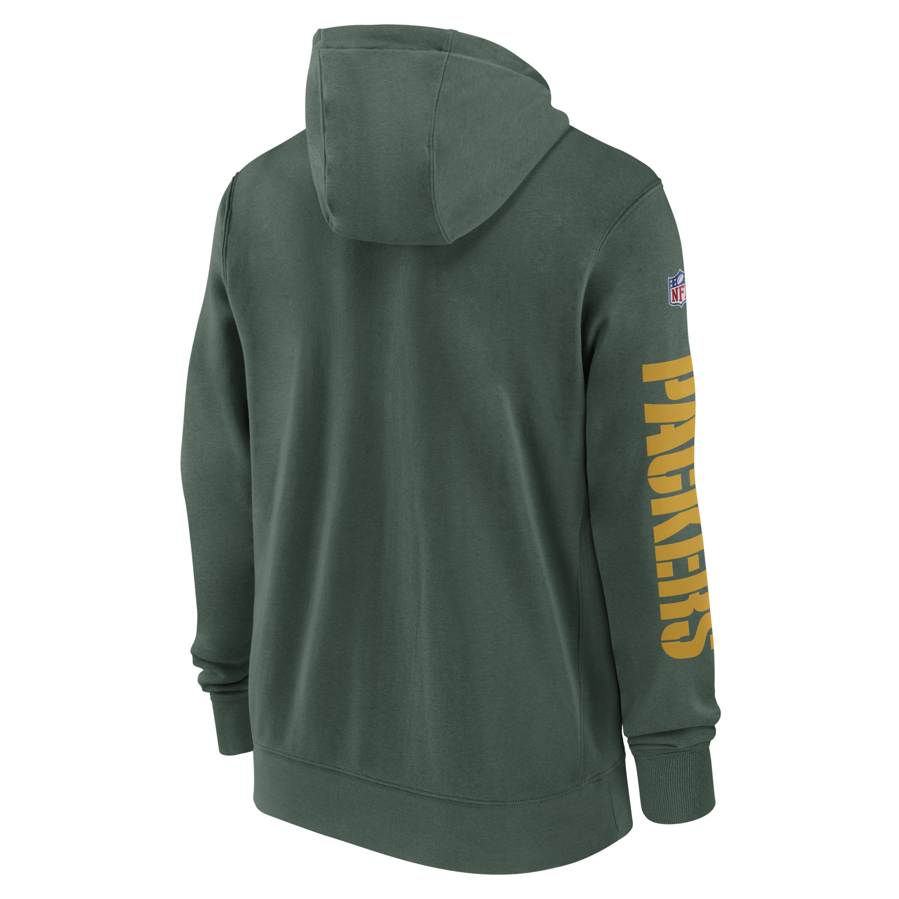 Green Bay Packers Sideline Team Issue Club Men's Nike Full Zip Hoodie