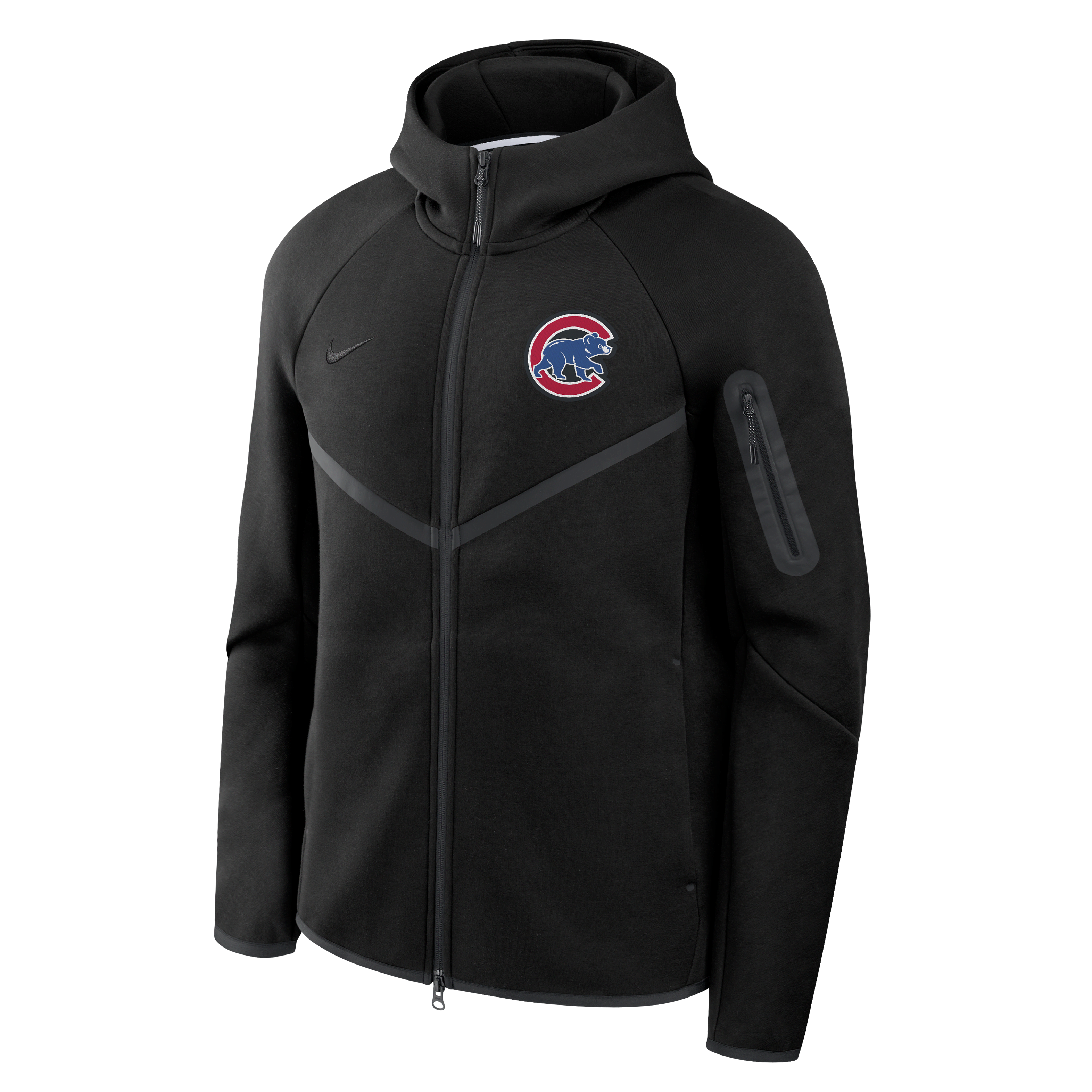 Chicago Cubs Tech Fleece Windrunner Men's Nike MLB Full-Zip Hooded Jacket