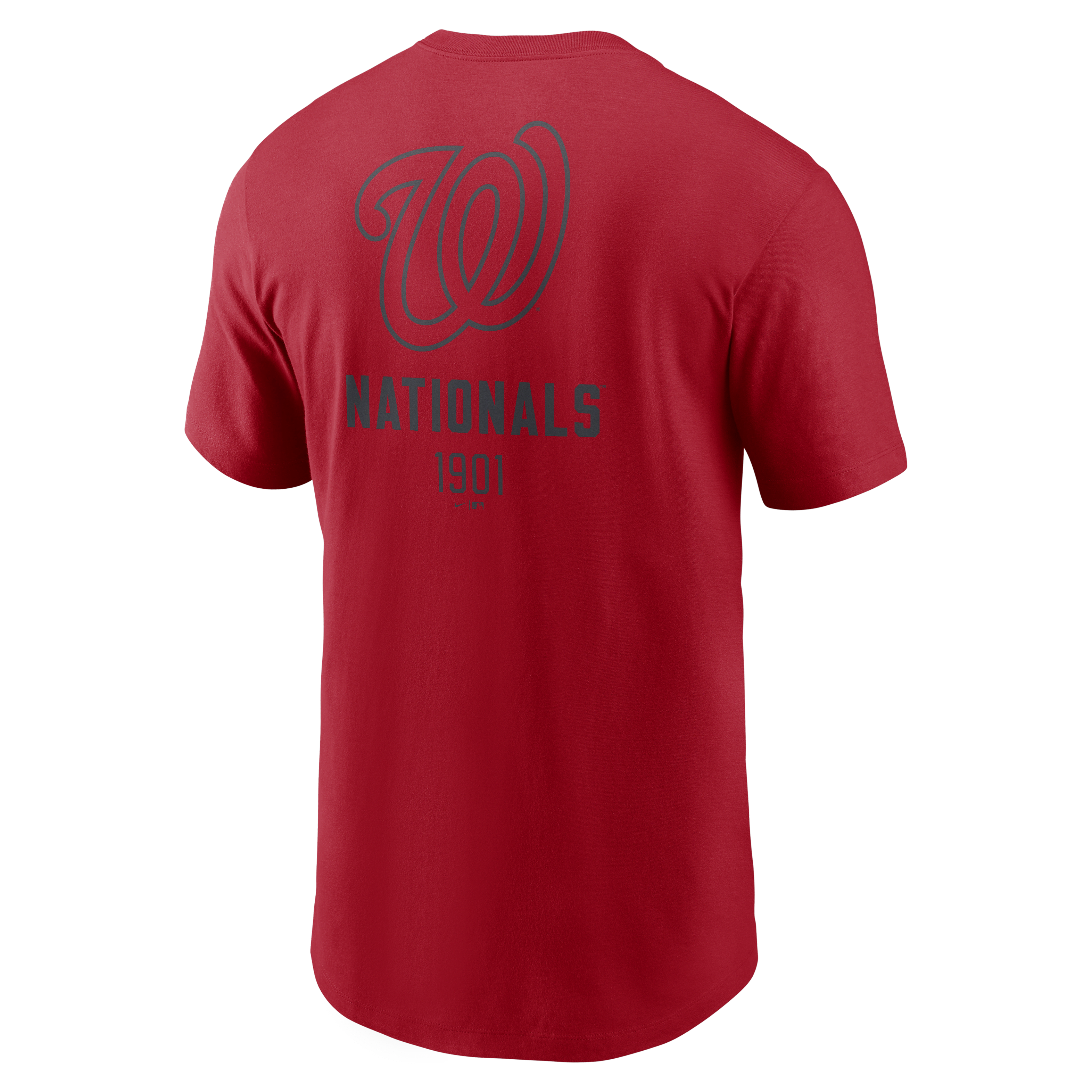 Washington Nationals Large Logo Back Stack Men's Nike MLB T-Shirt