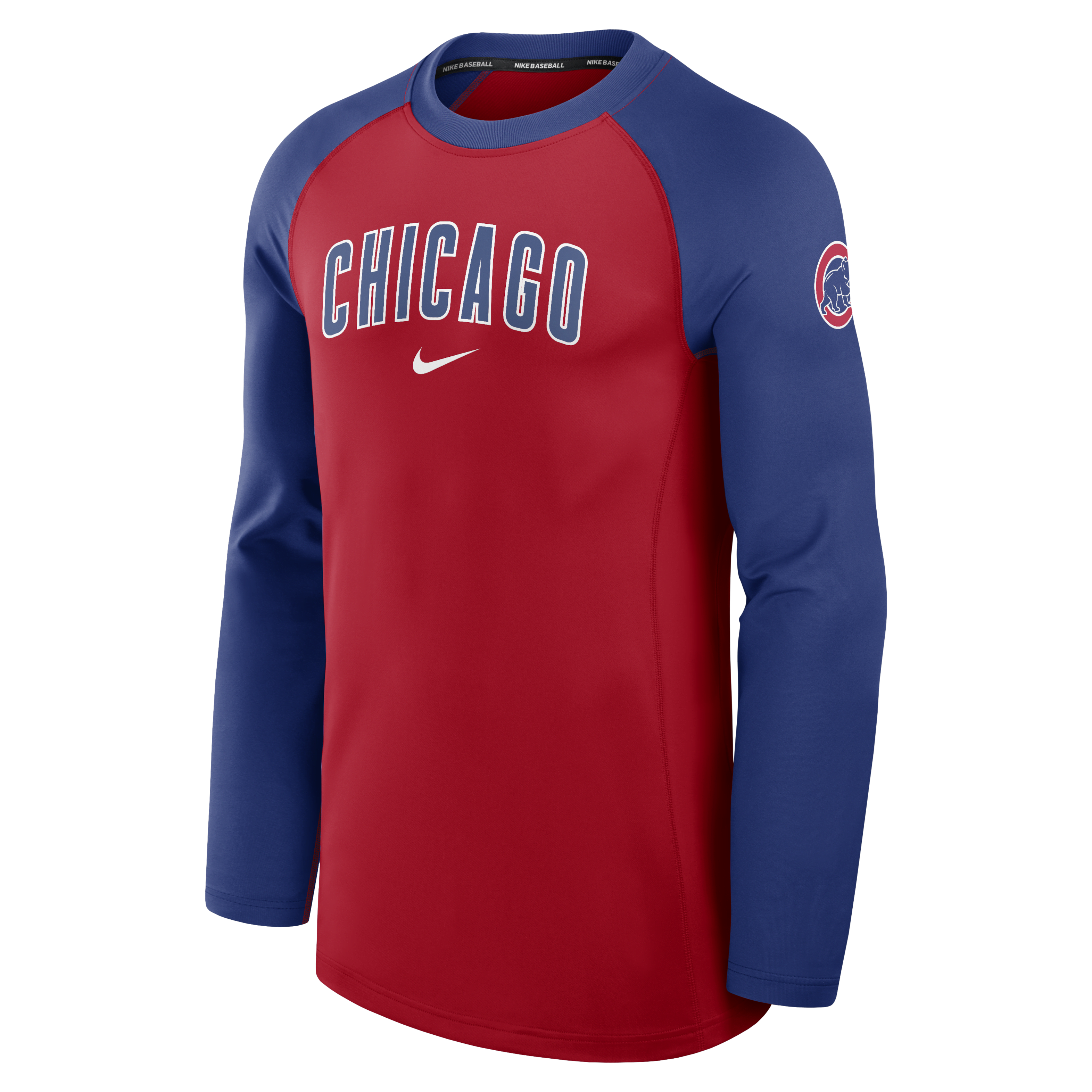 Chicago Cubs Authentic Collection Game Time Men's Nike Dri-FIT MLB Long-Sleeve T-Shirt