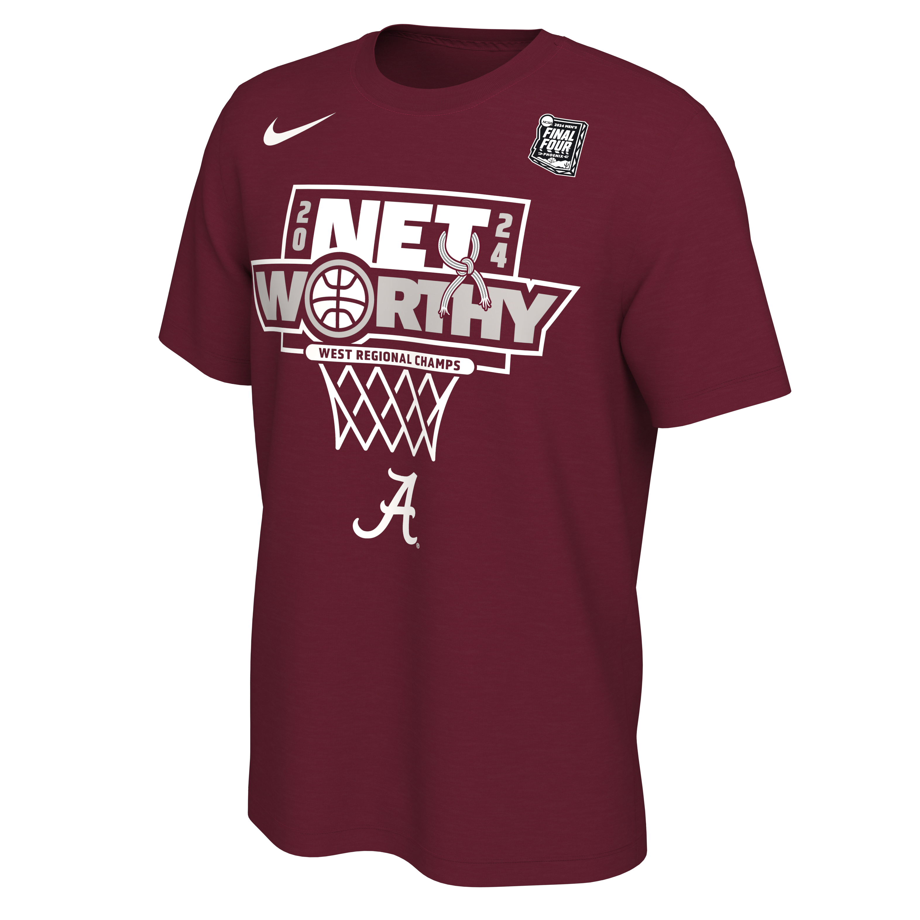 Alabama 2024 Men's Regional Champ Nike College Basketball T-Shirt