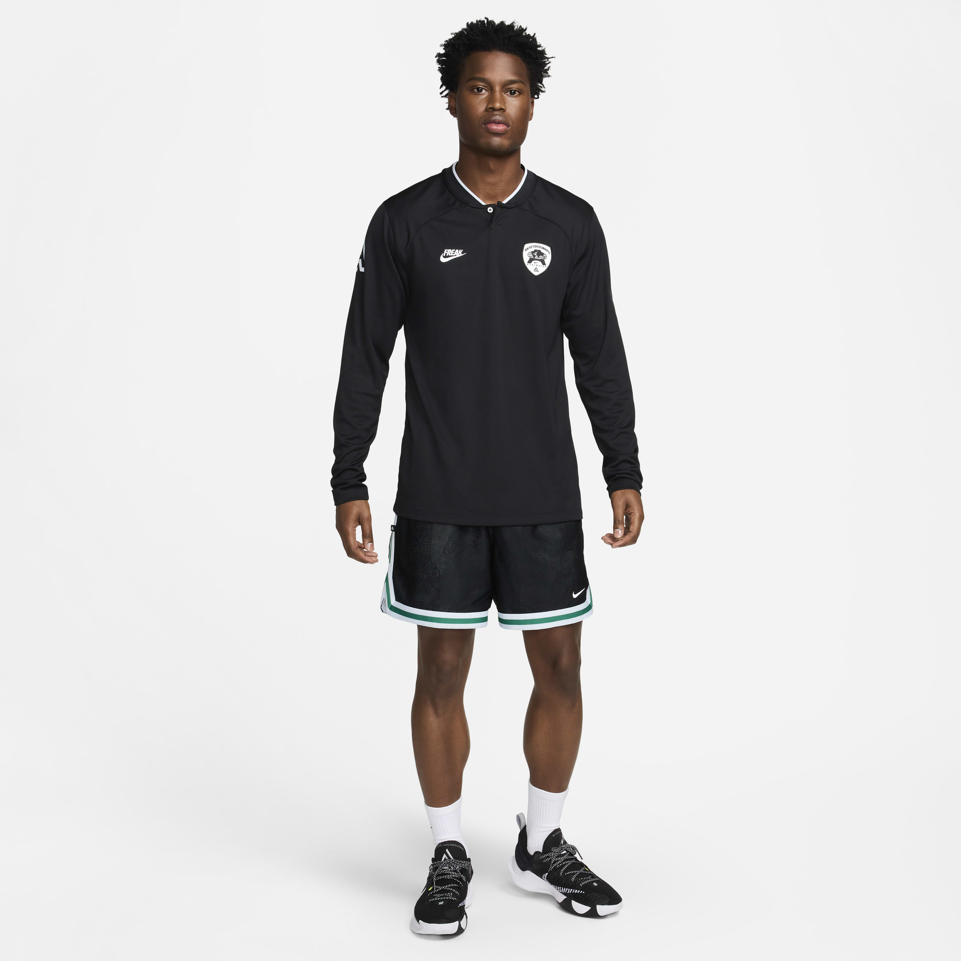 Giannis Men's Dri-FIT Long-Sleeve Basketball Top