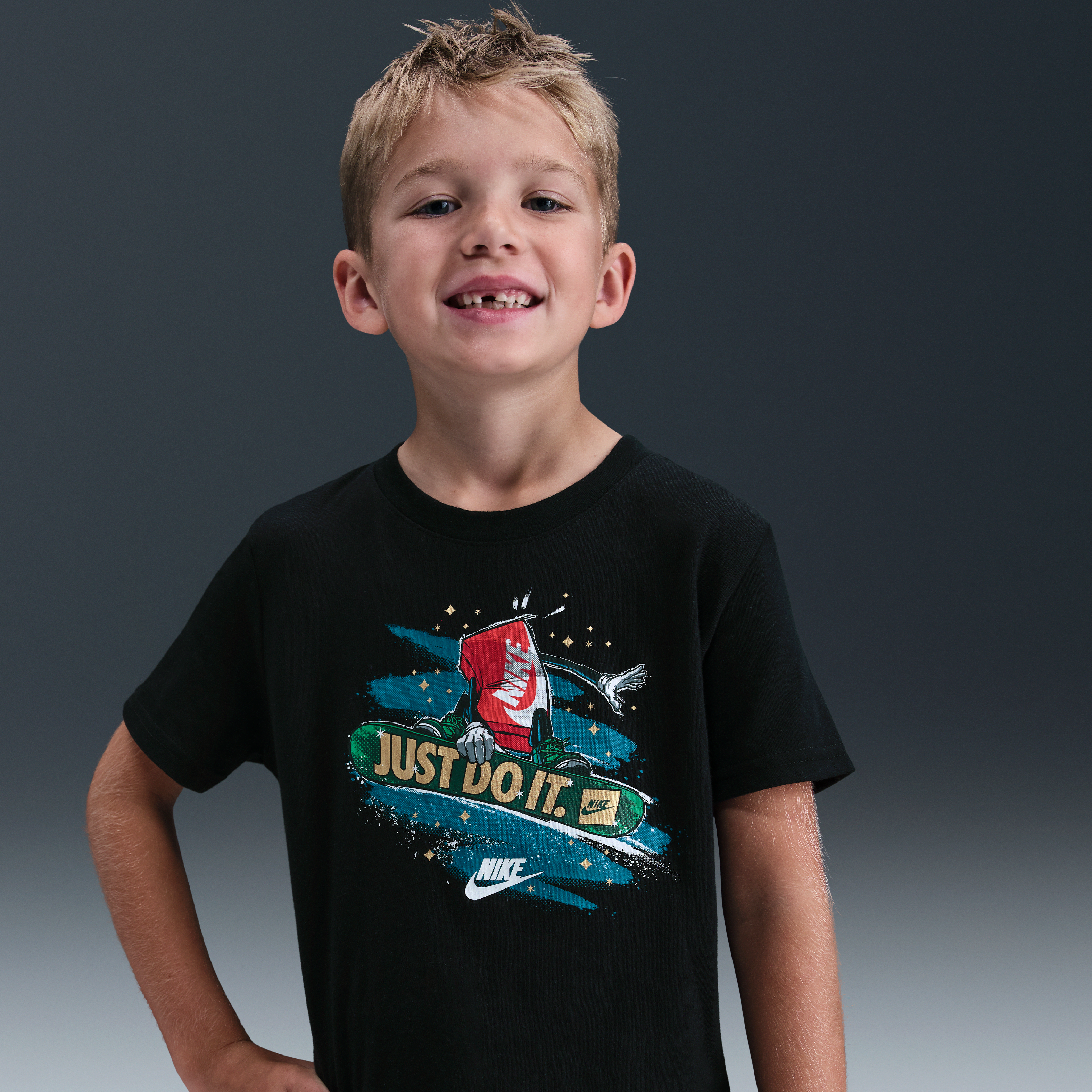 Nike Little Kids' Snowboard Boxy T-Shirt