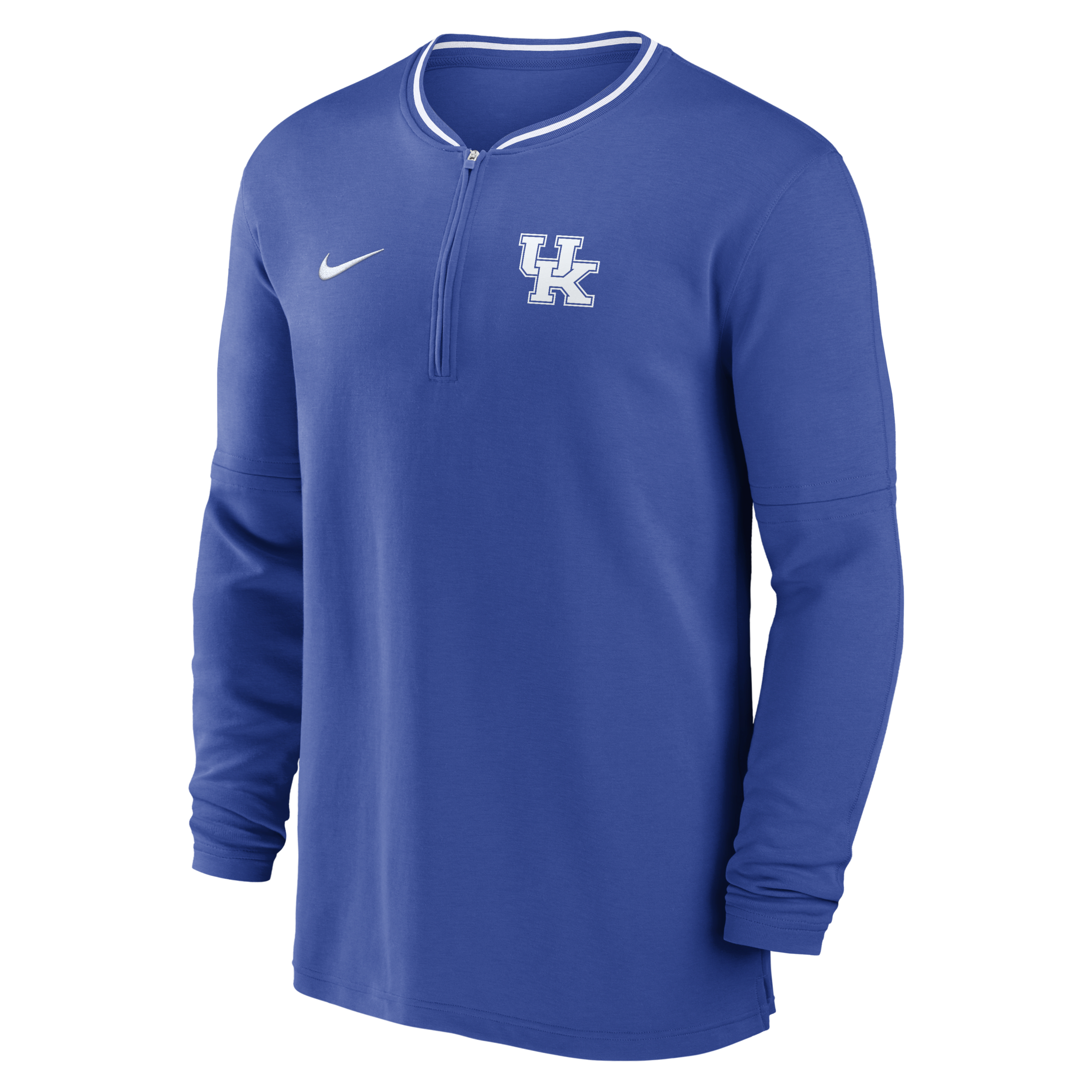 Kentucky Wildcats Sideline Coach Men's Nike Dri-FIT College 1/2-Zip Long-Sleeve Top