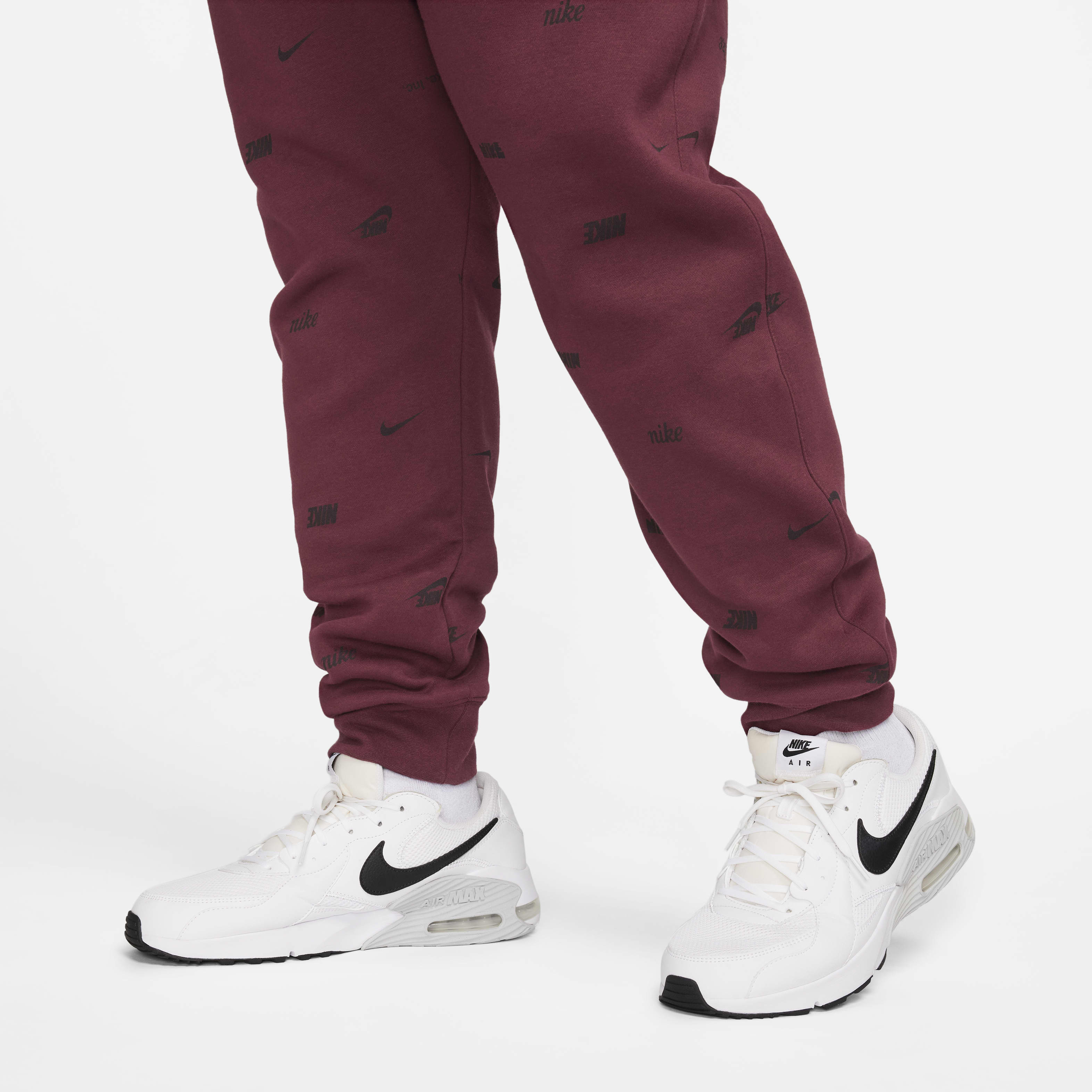 Nike Club Fleece Men's Brushed-Back Allover Print Joggers