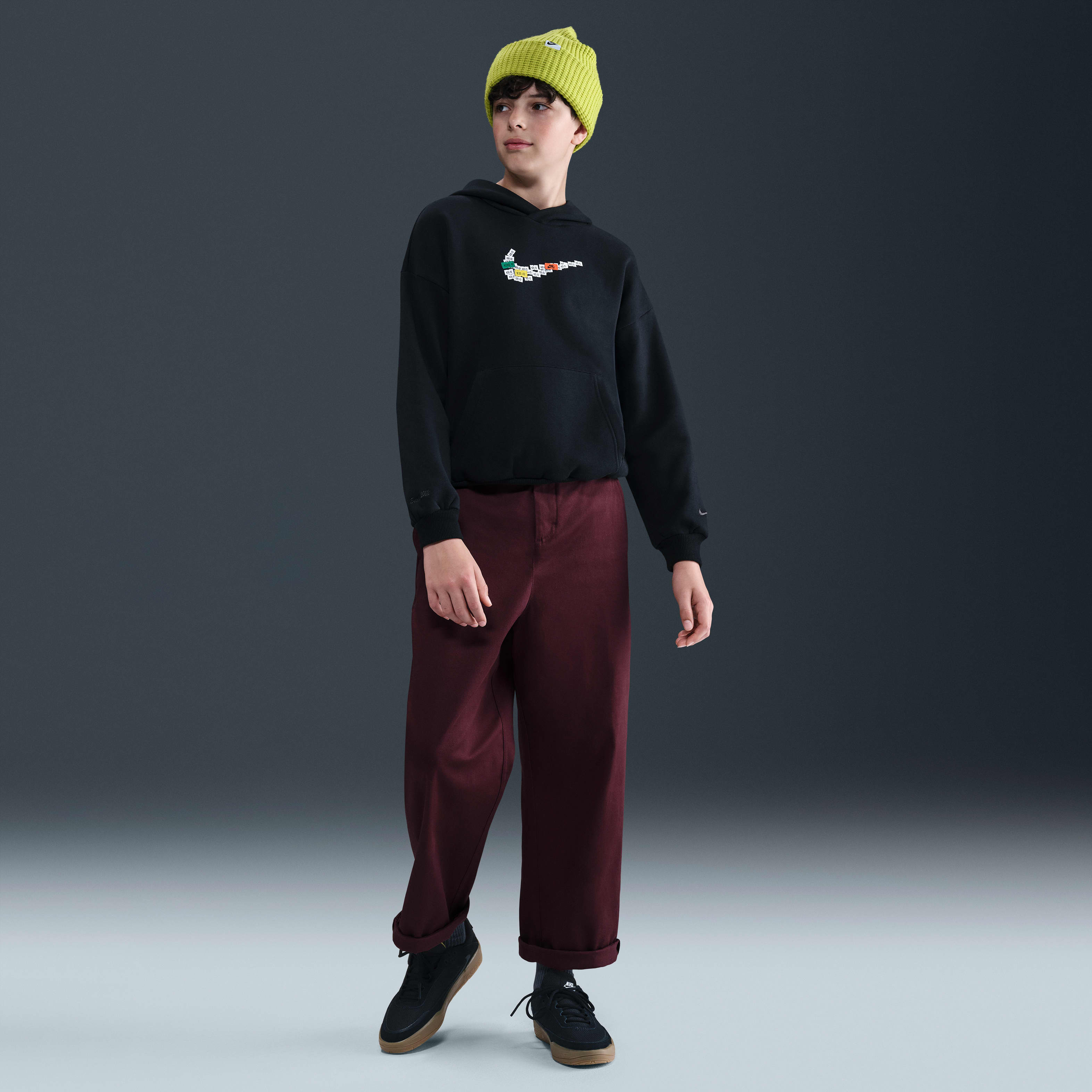 Nike SB Big Kids' Fleece Skate Hoodie
