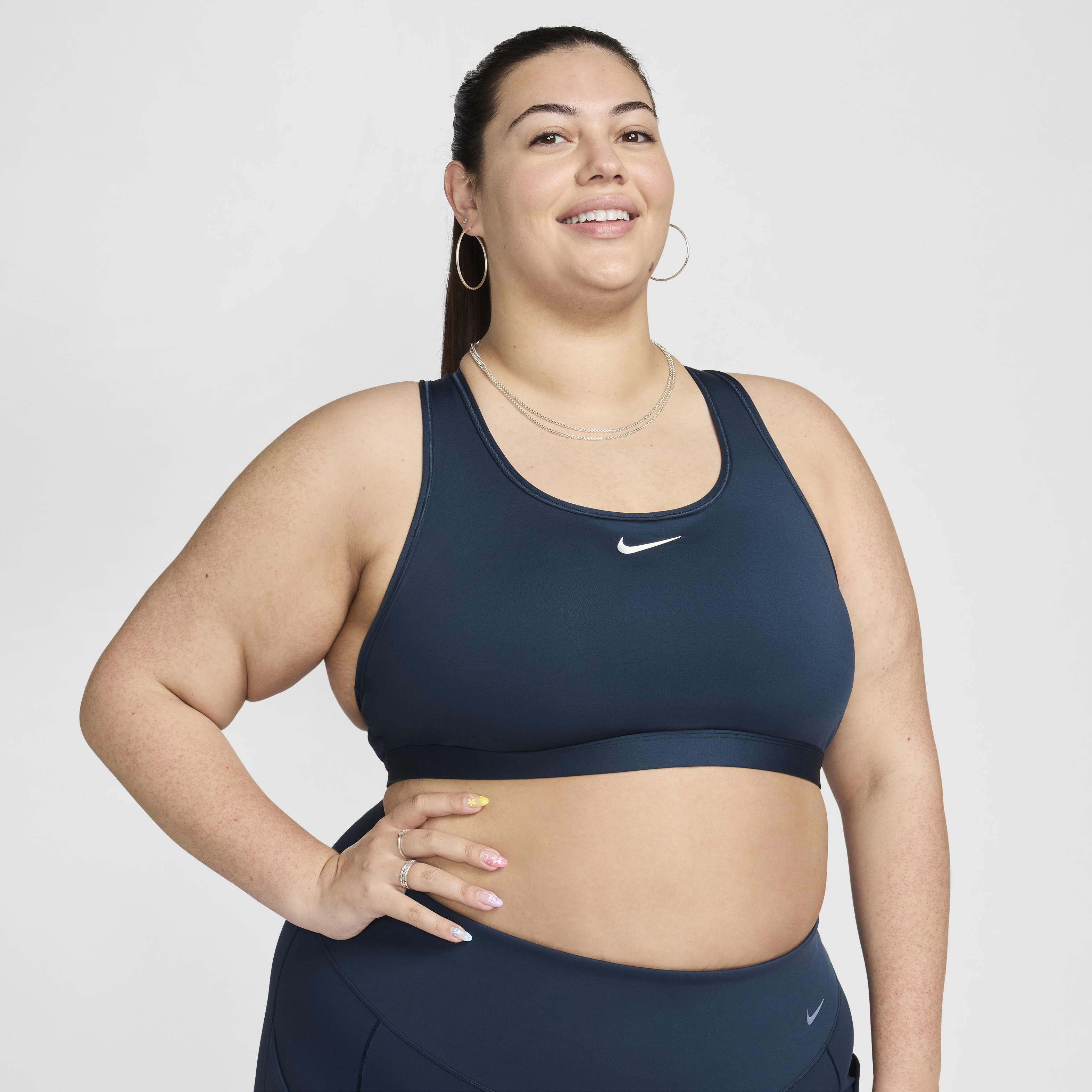 Nike Swoosh Medium Support Women's Padded Sports Bra (Plus Size)