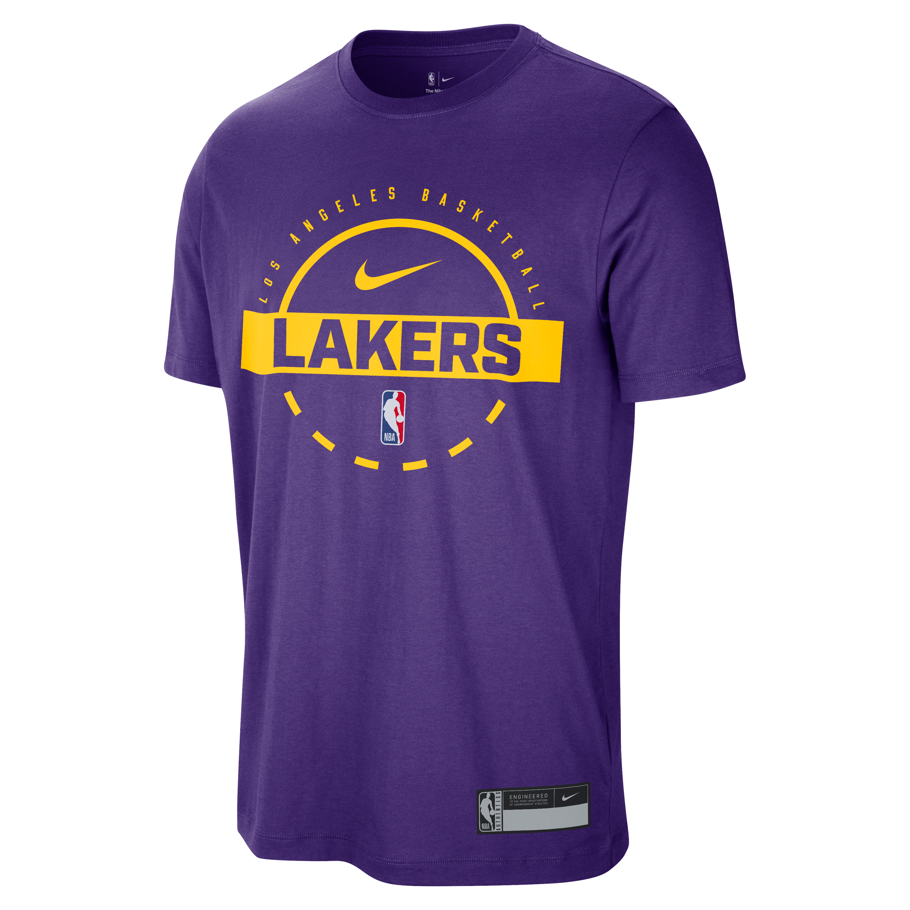 Los Angeles Lakers Authentics Men's Nike Dri-FIT NBA Practice T-Shirt