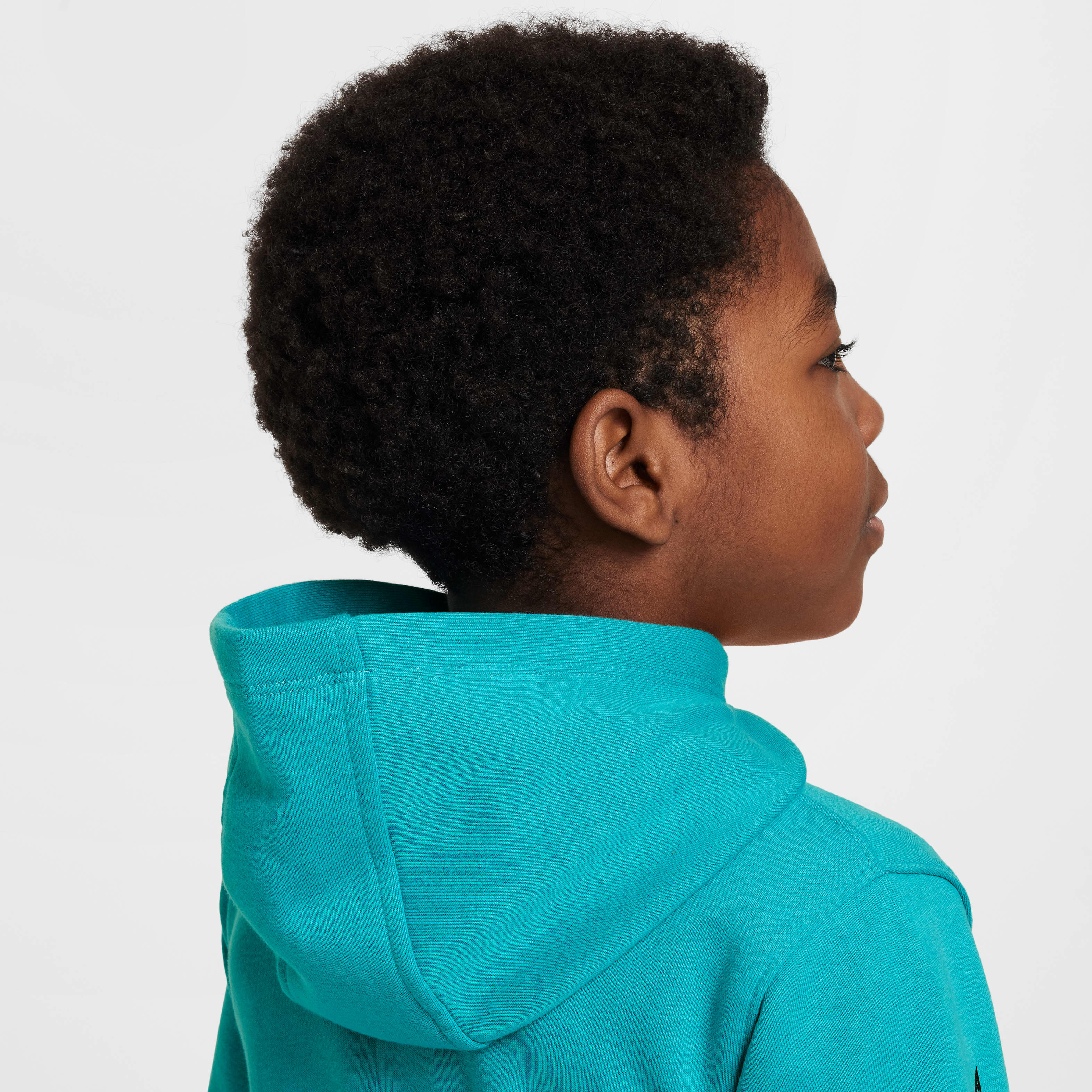 Nike Sportswear "Outside the Lines" Little Kids' French Terry Pullover Hoodie