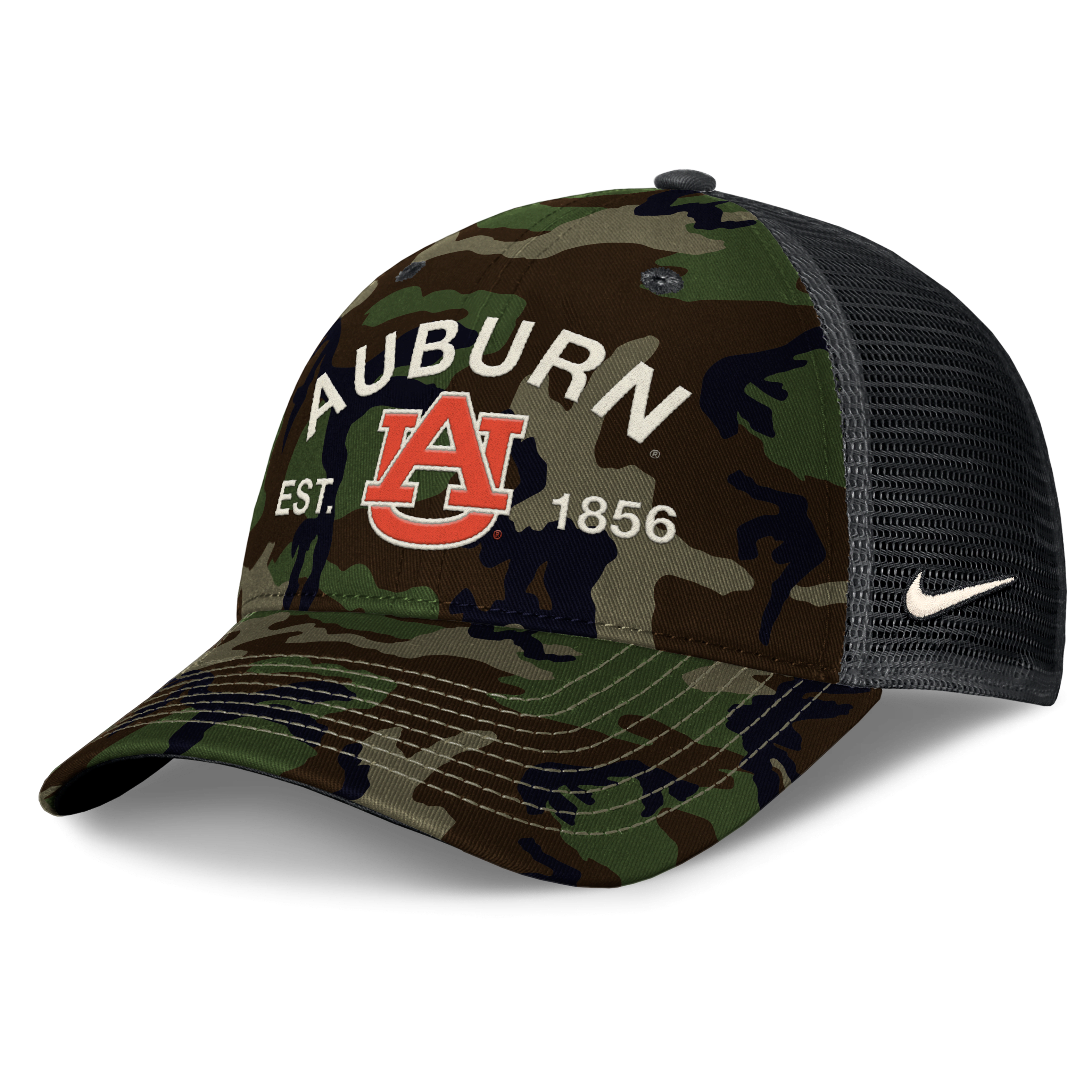 Auburn 2025 Military Appreciation Rise Men's Nike College Trucker Adjustable Hat