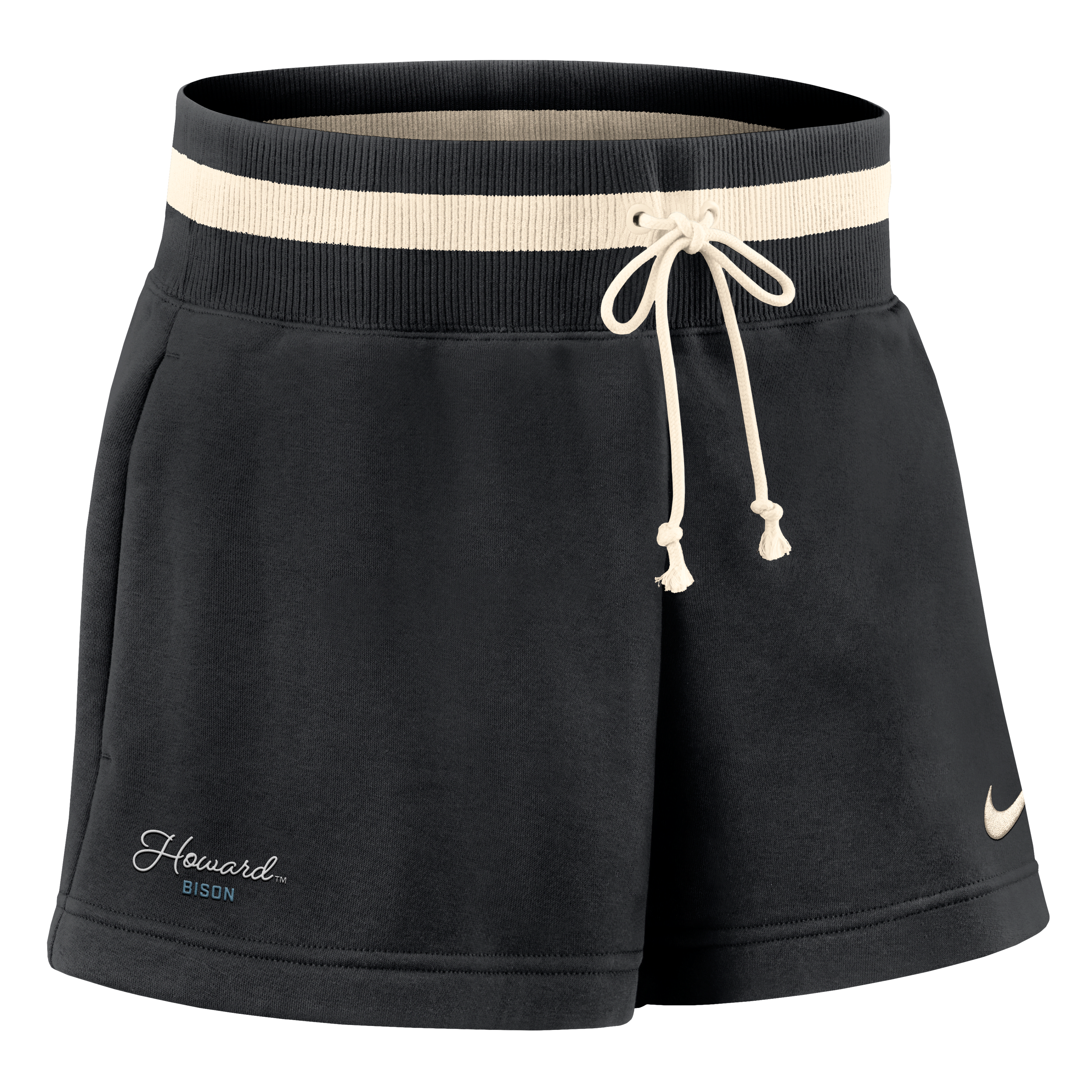 Nike Phoenix Fleece College (Howard University) Women's Mid-Rise 4" Shorts