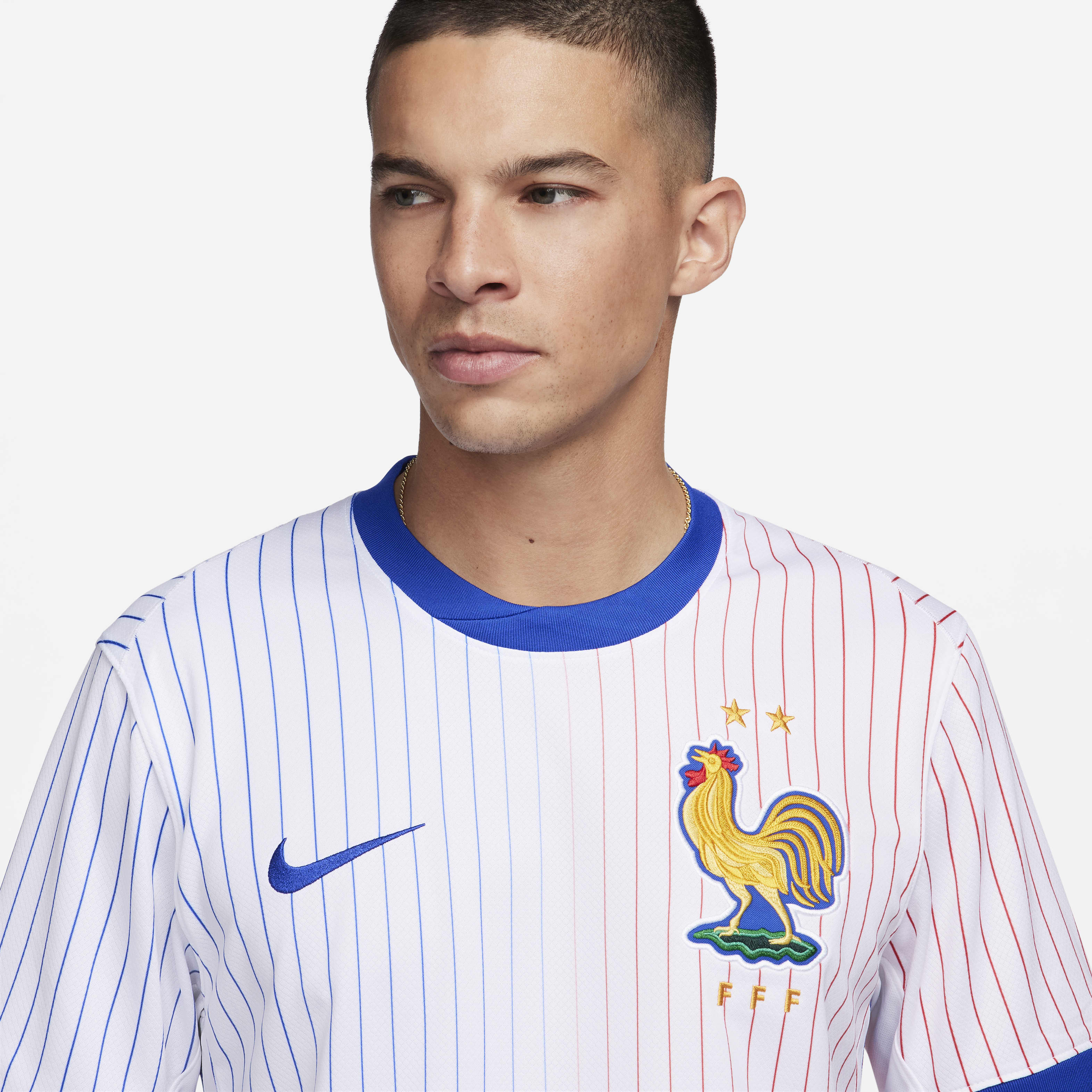 FFF (Men's Team) 2024/25 Stadium Away Men's Nike Dri-FIT Soccer Replica Jersey