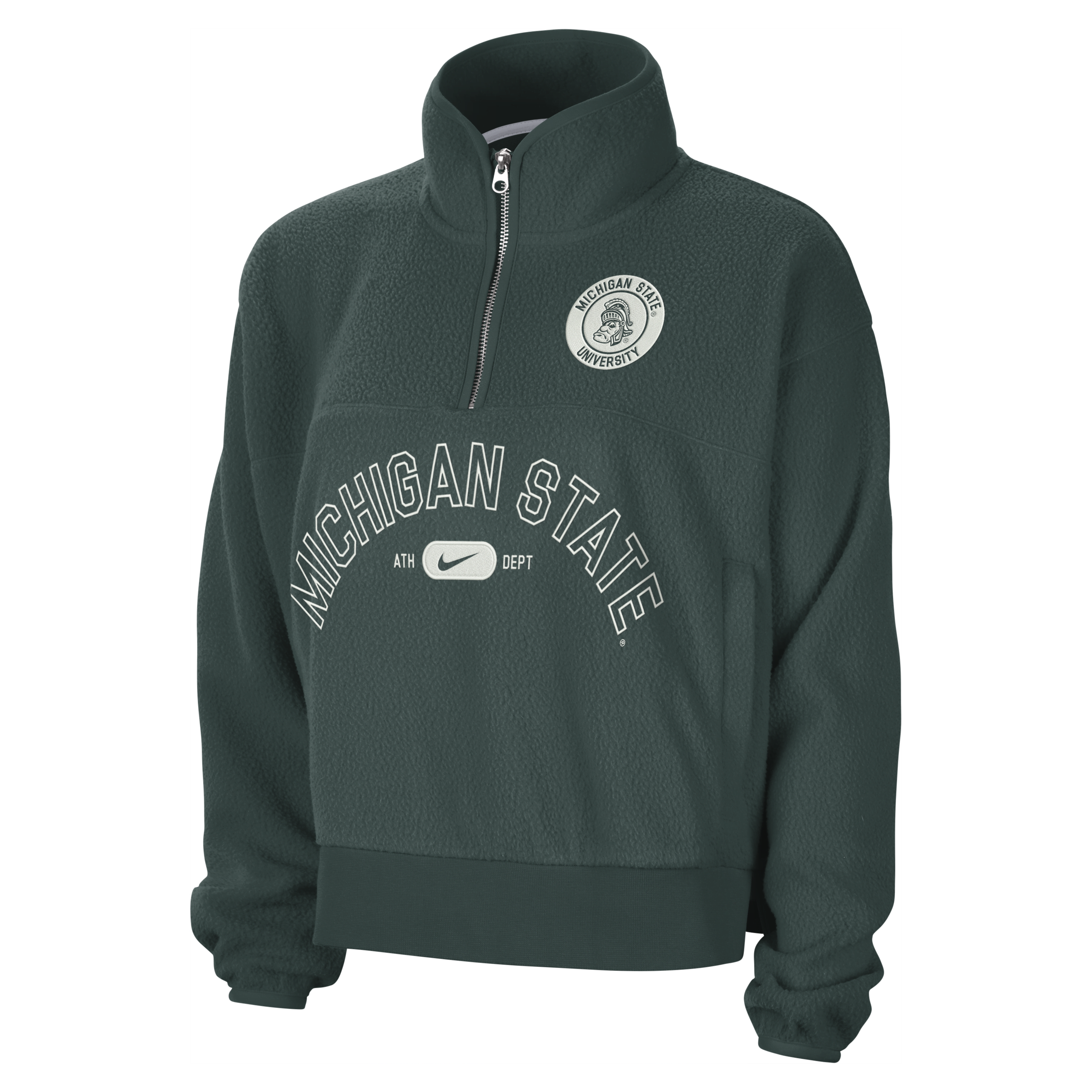 Michigan State Fly Women's Nike College 1/4-Zip Jacket