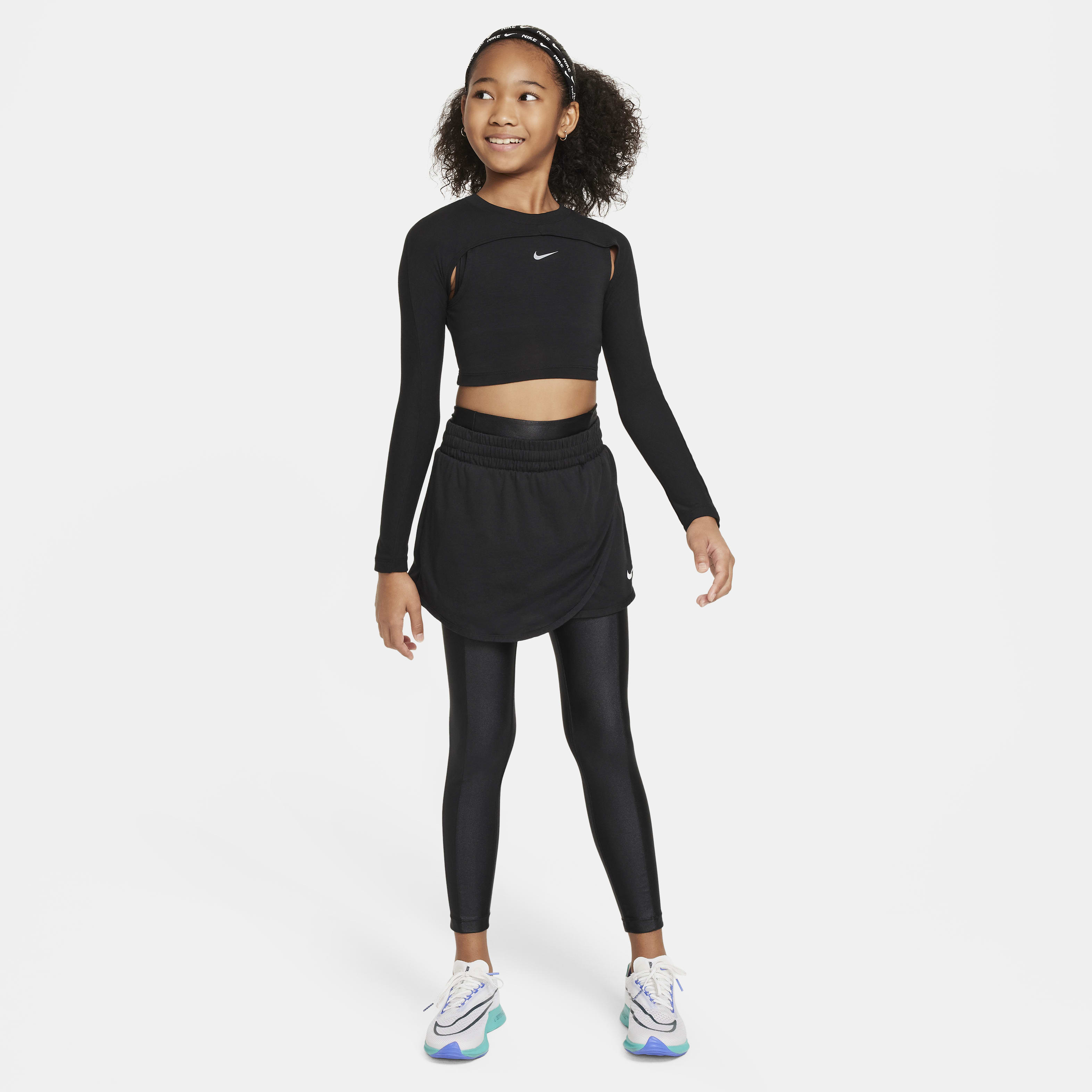 Nike Girls' Dri-FIT Long-Sleeve Top